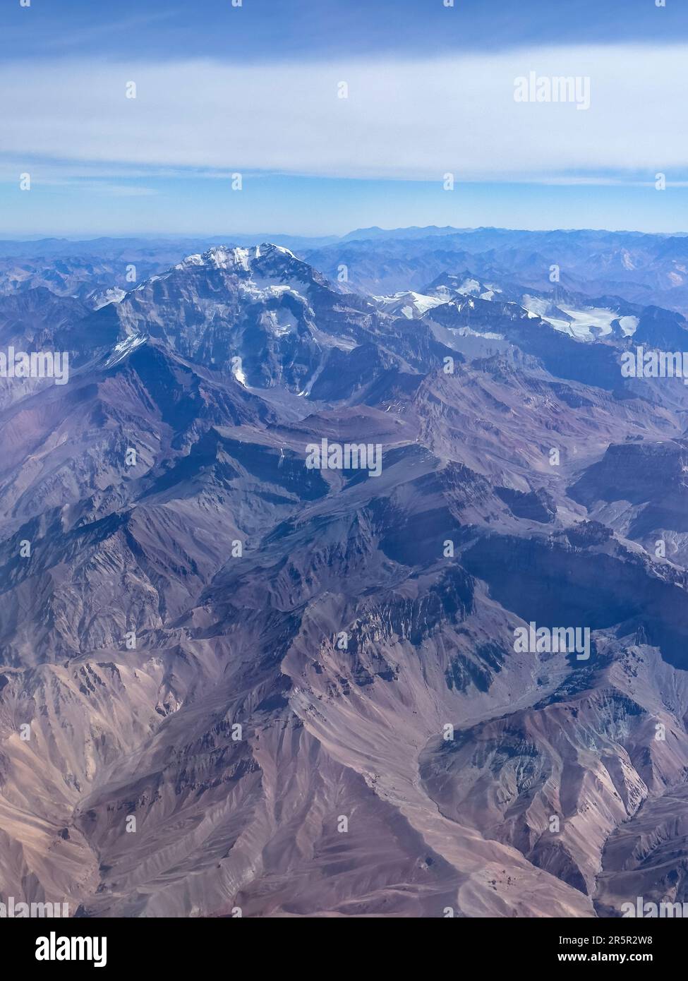 Cerro aconcagua is the tallest mountain in south america in the andes