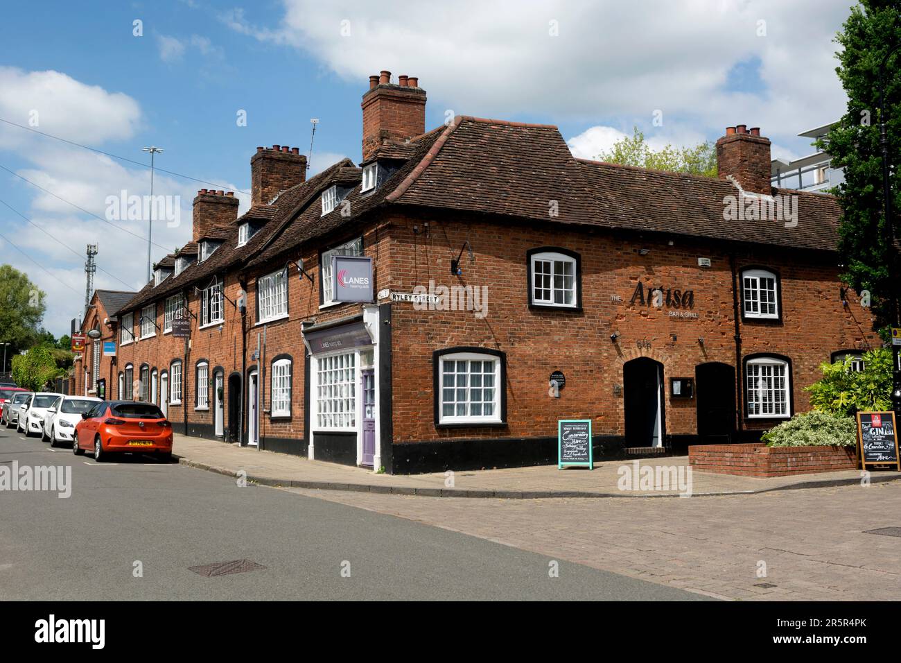 18th century houses in Hill Street/Ryley Street, Coventry, West