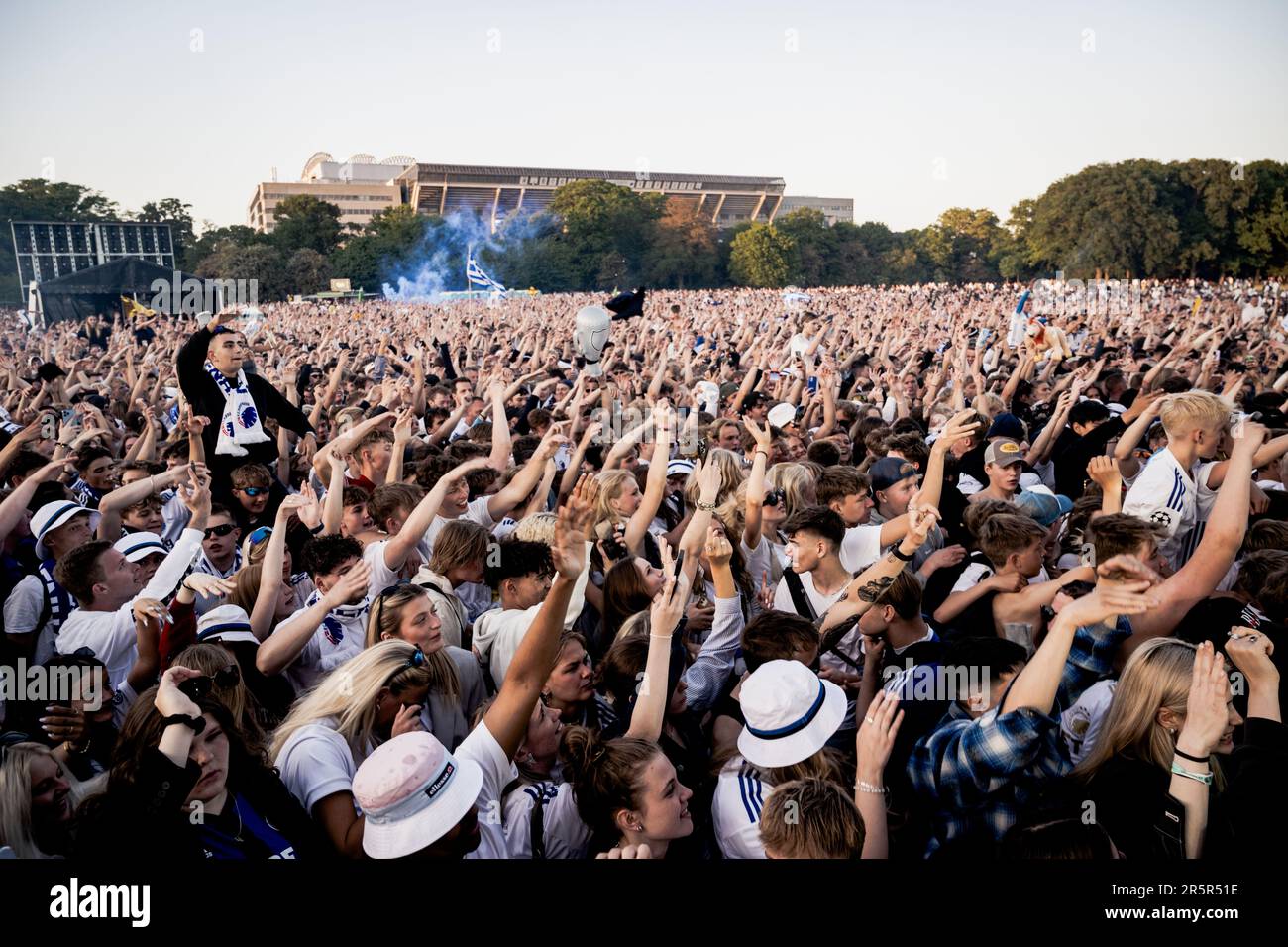 Football kobenhavn fans celebration hi-res stock photography and images ...