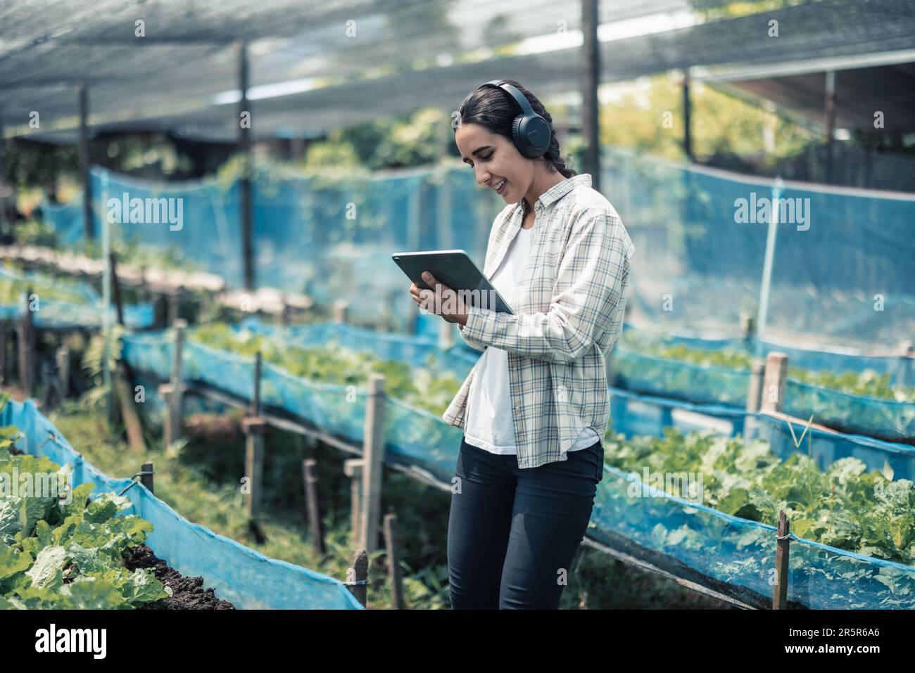 Farming worker enhance healthy work-life balance by listening to music