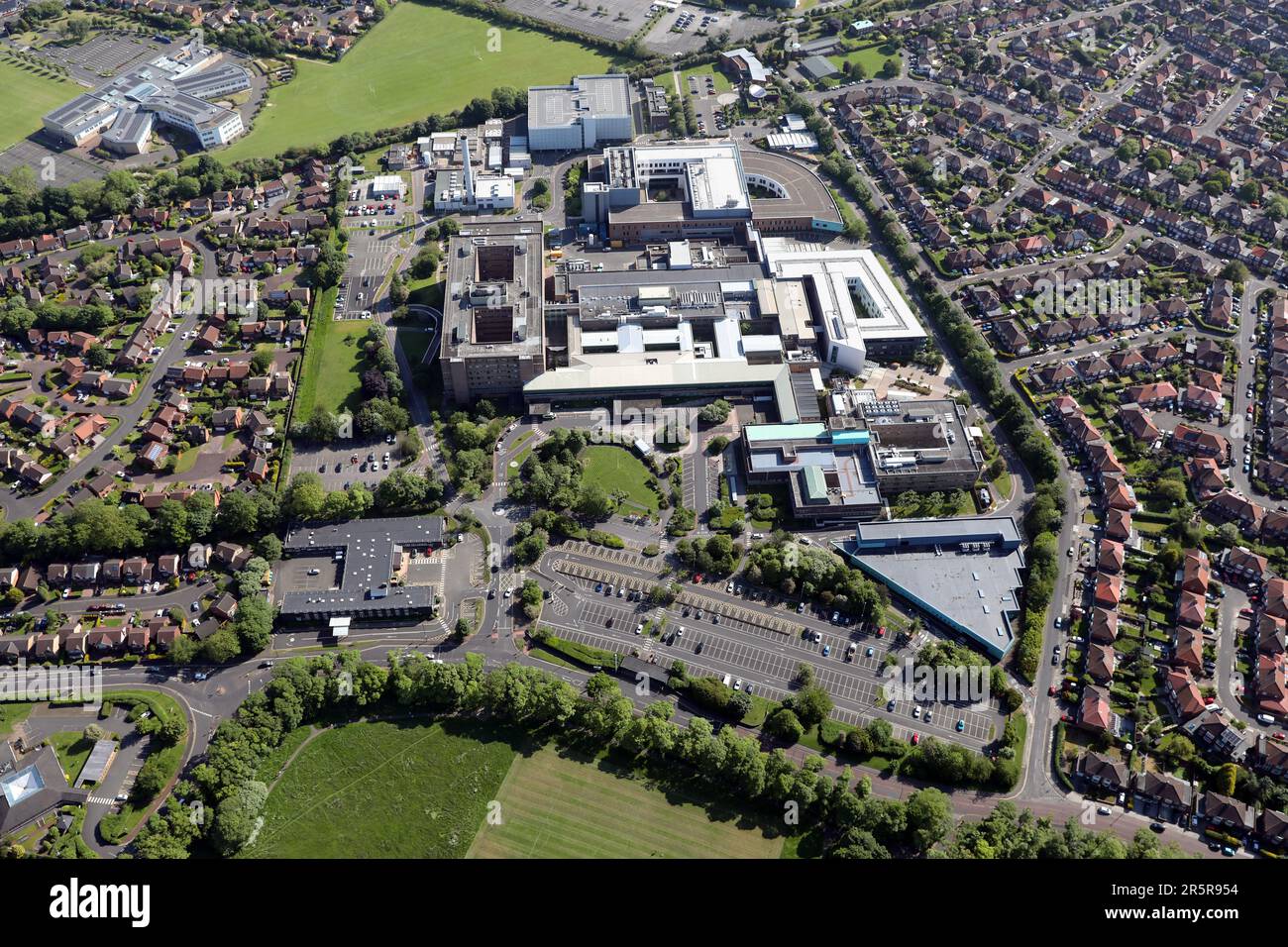 aerial view of the Newcastle Freeman Hospital, NewcastleuponTyne