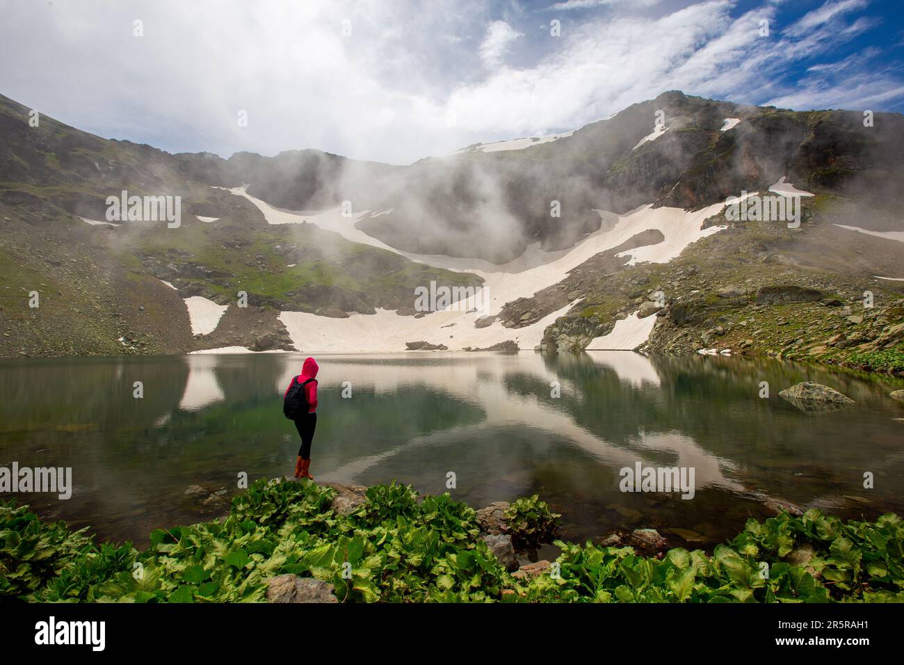 lake-water-fog-snow-nature-karagol-lake-giresun-turkey-stock-photo