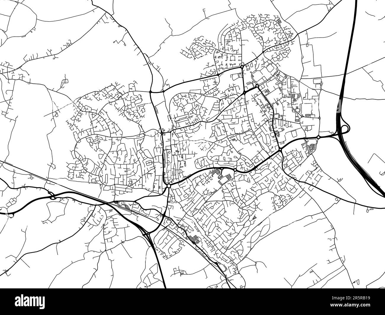 Hemel hempstead map Black and White Stock Photos & Images Alamy