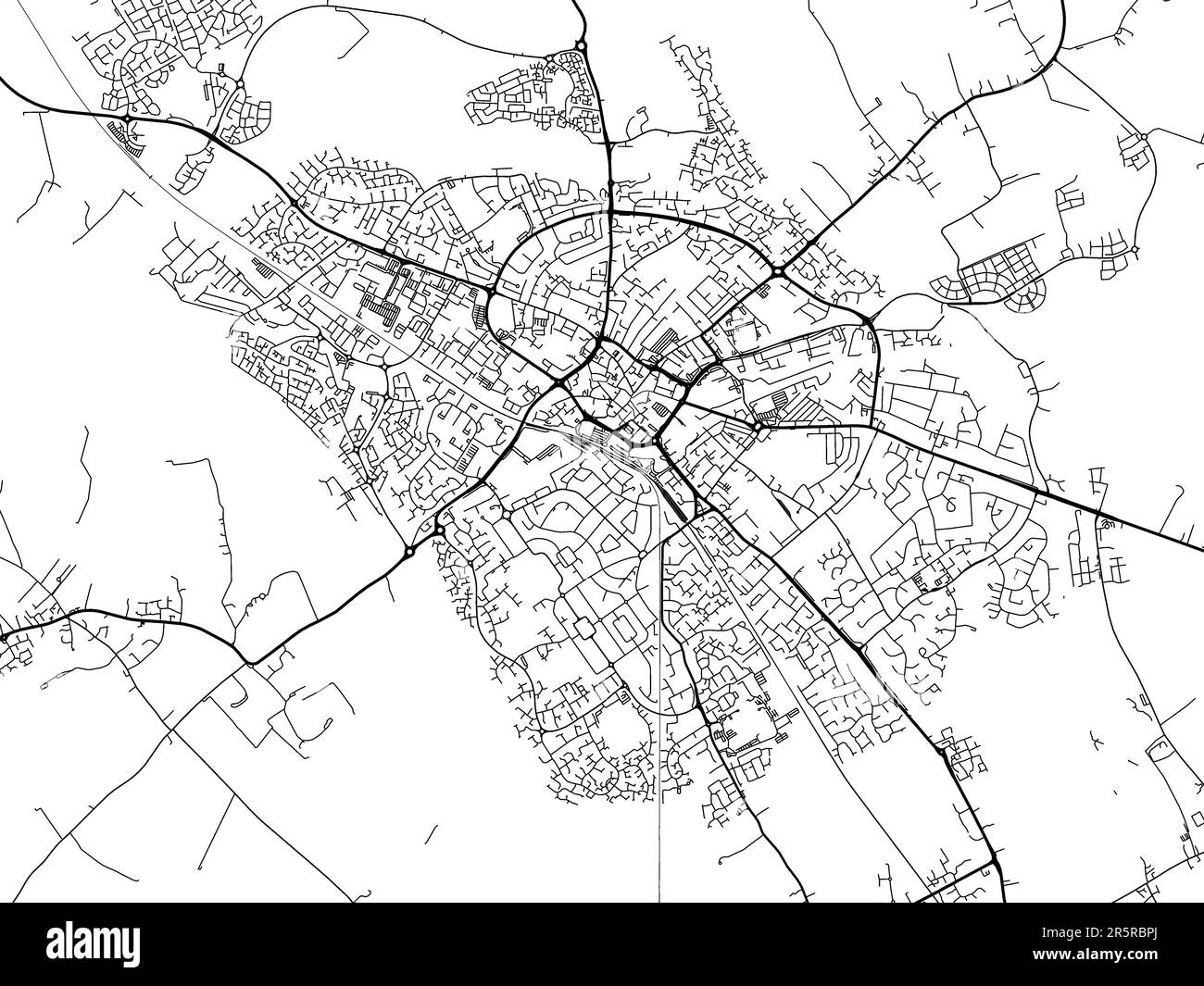 Map of aylesbury hires stock photography and images Alamy