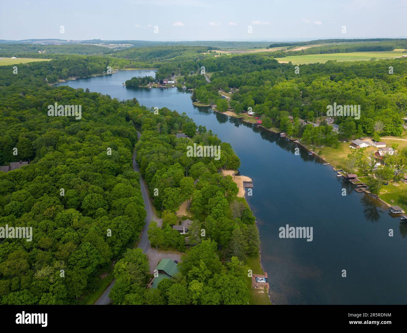 Lake Stoneycreek in Friedens, PA in summer 2023 Stock Photo Alamy