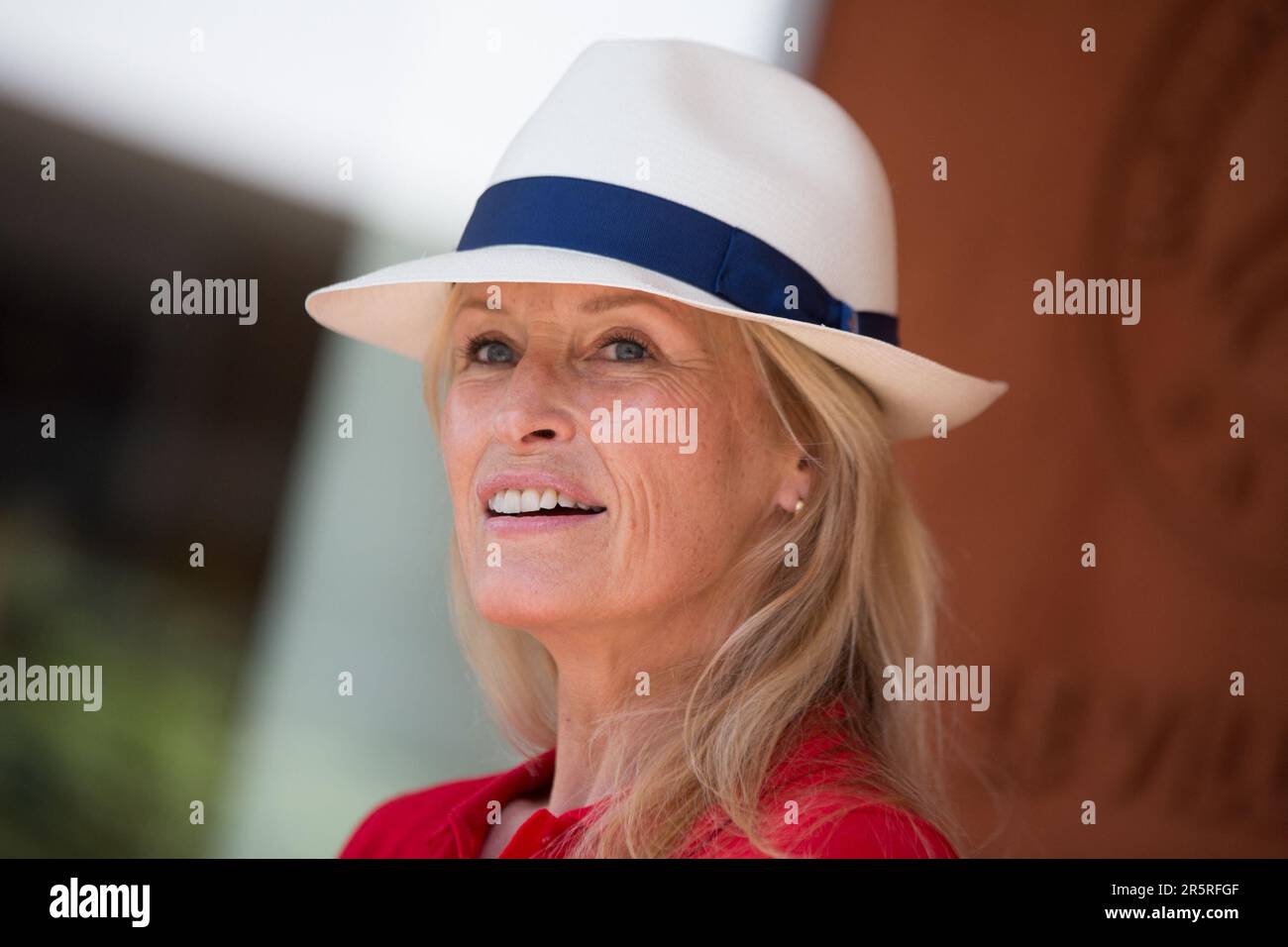 Paris, France. 05th June, 2023. Estelle Lefebure at village during French Open Roland Garros Paris, France. 05th June, 2023. Estelle Lefebure at village during French Open Roland Garros