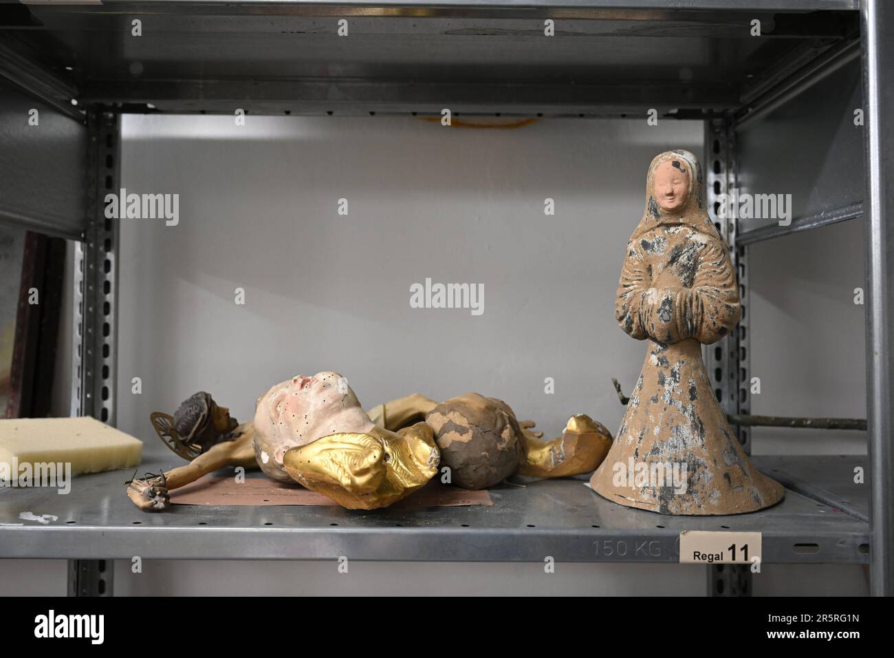 PRODUCTION - 01 June 2023, Bavaria, Munich: Objects from Bavarian ...
