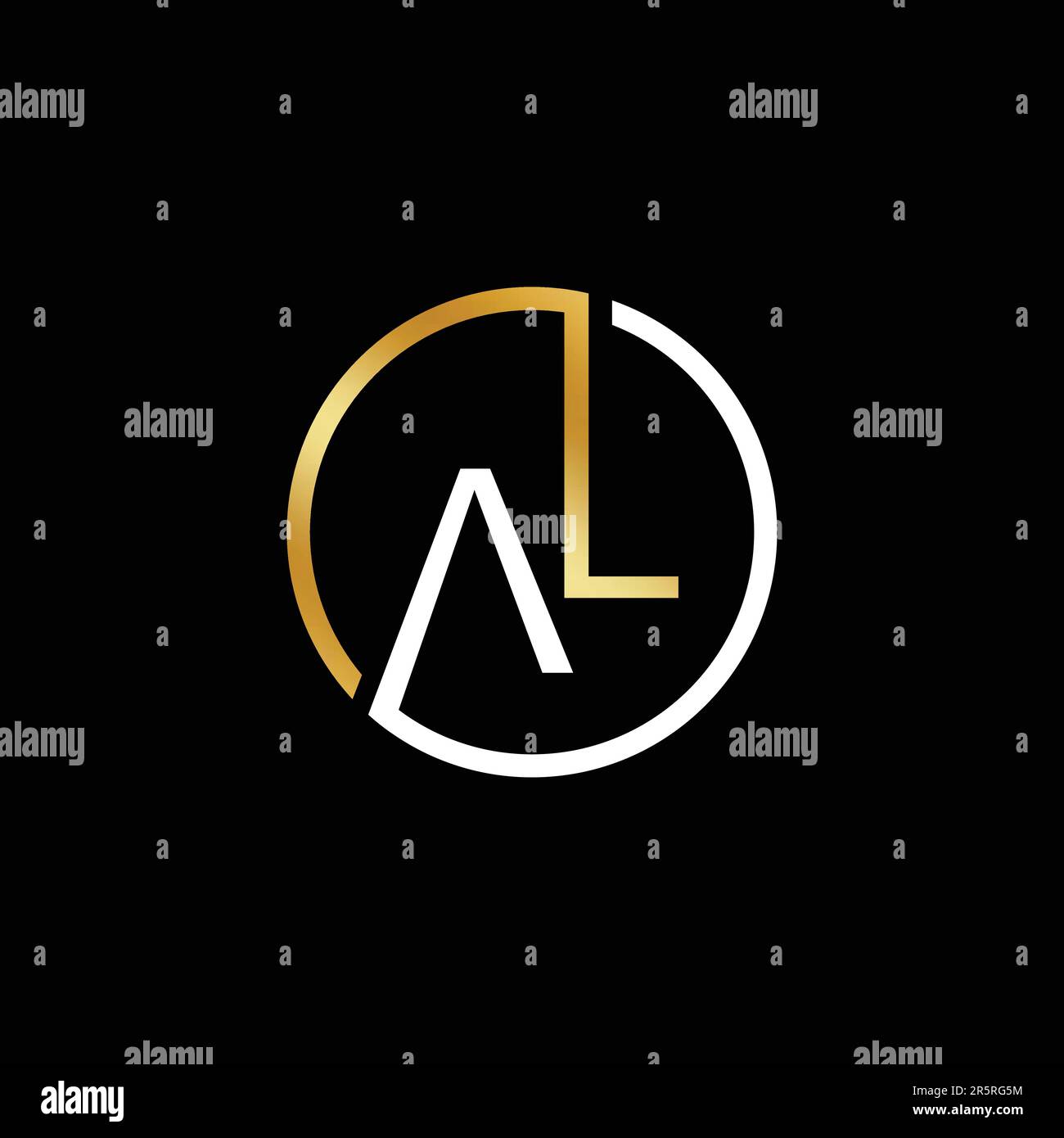 AL creative luxury logo design Stock Vector Image & Art - Alamy