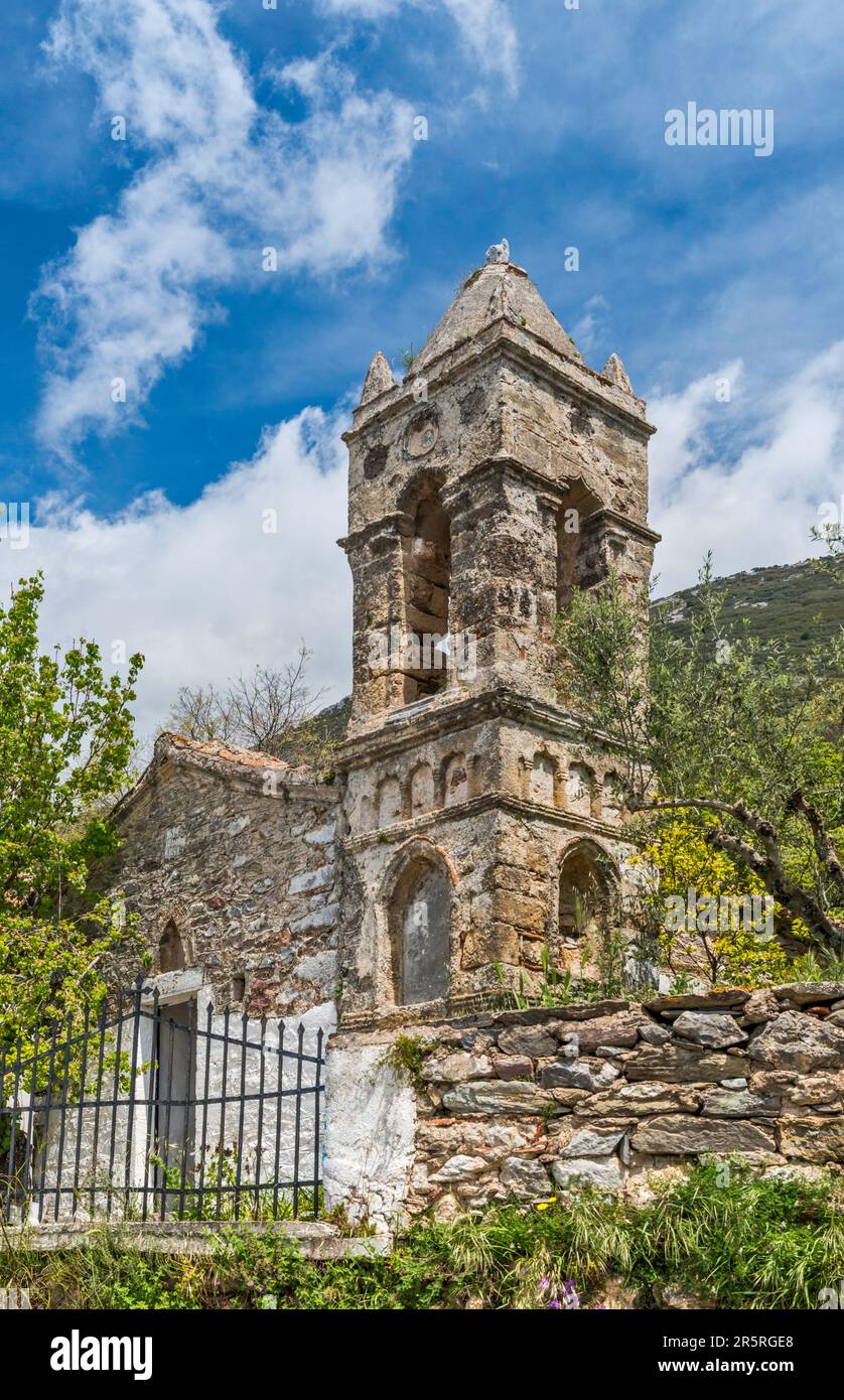 Medieval church in Nomitsi village, Messenian Mani, Exo Mani