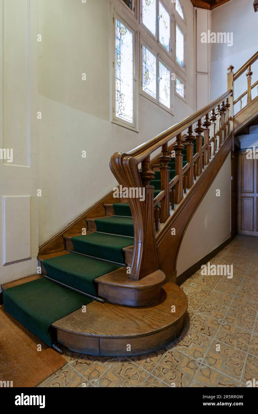 France, Meurthe et Moselle, Nancy, stained glass window representing