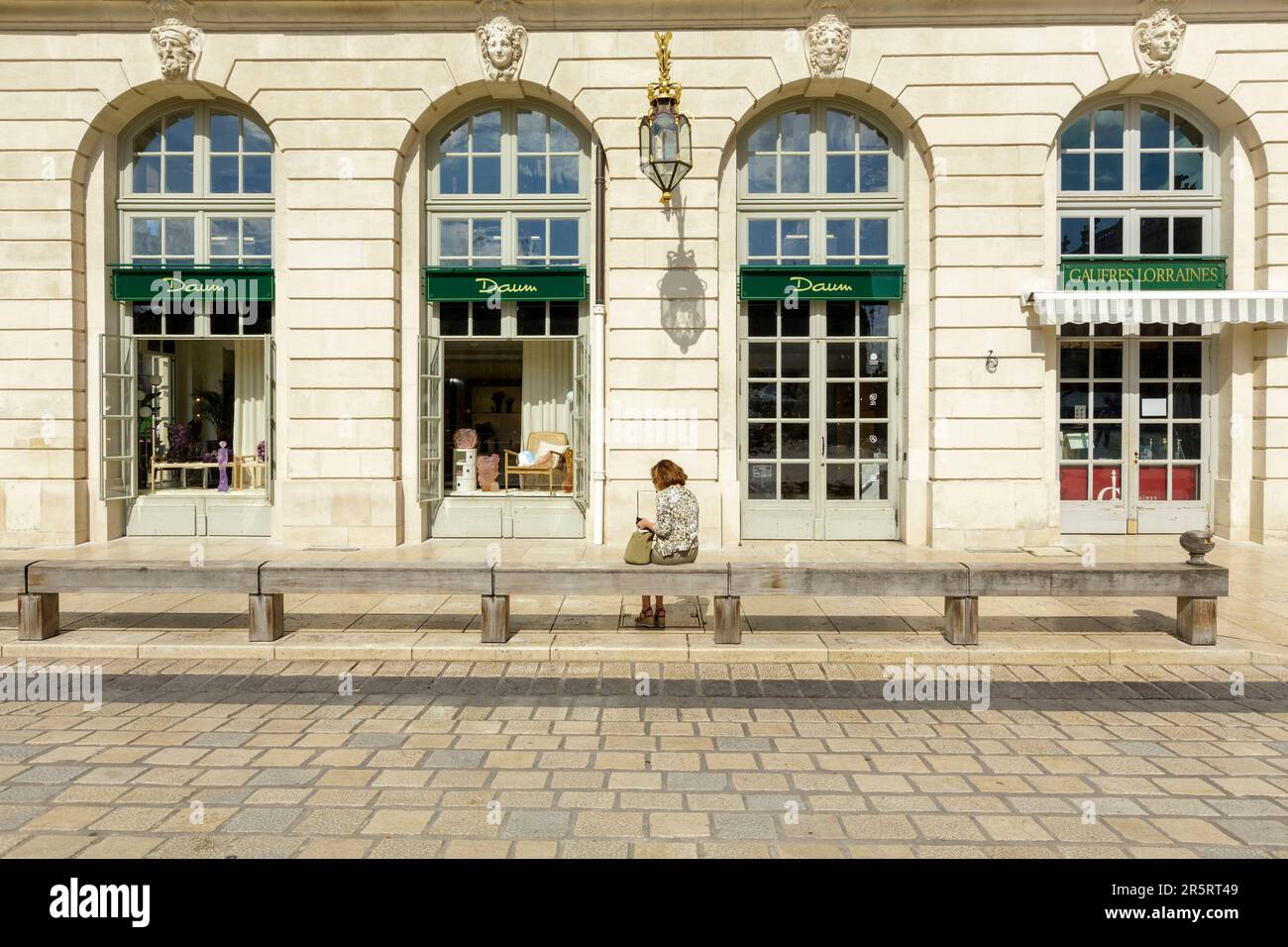 France meurthe et moselle nancy front window of the daum shop on