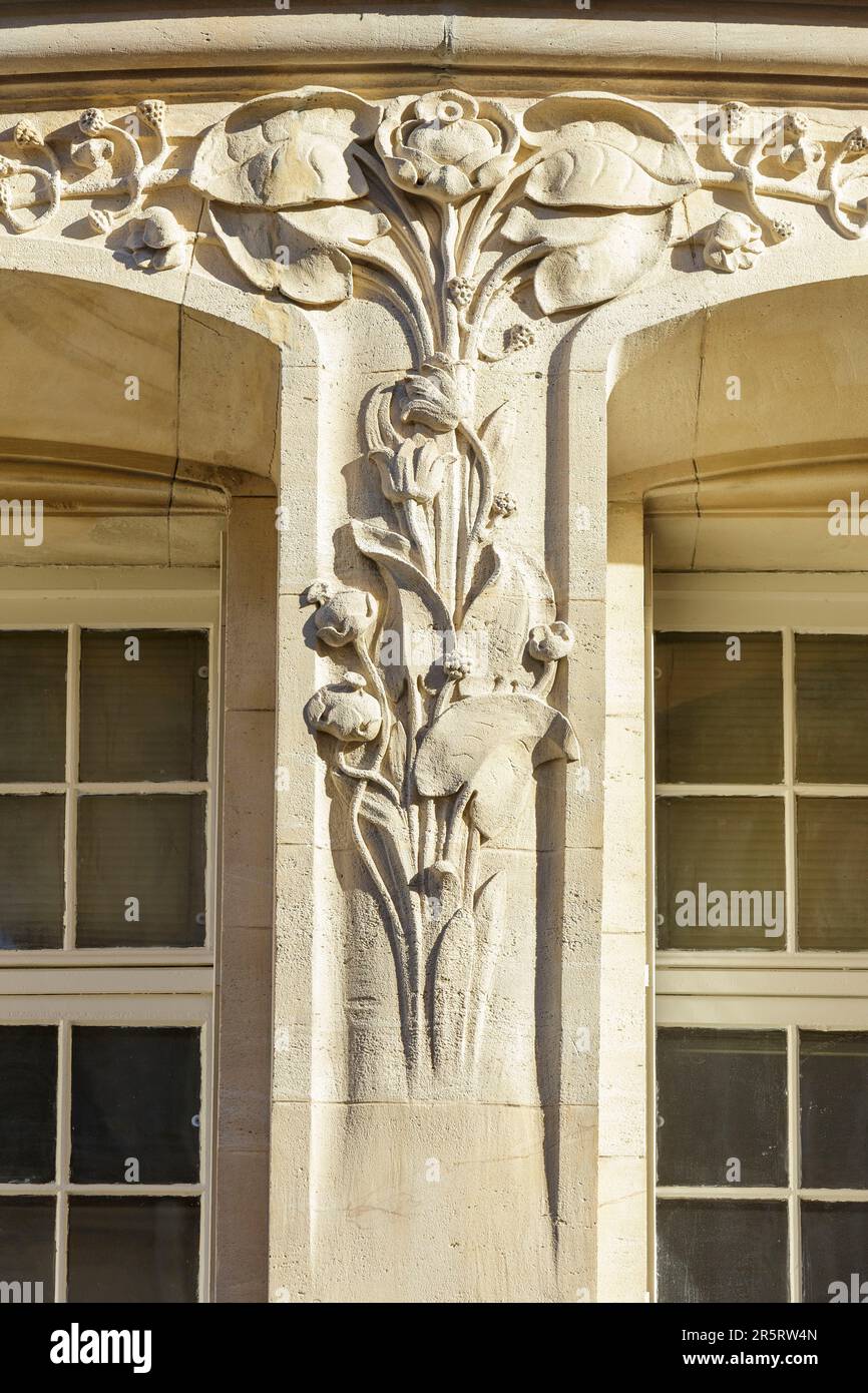France, Meurthe et Moselle, Nancy, detail of the sculptures by Auguste ...