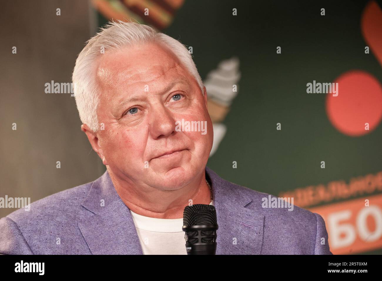 05.06.2023. Russia. Moscow. The owner of the company "Delicious - and ...