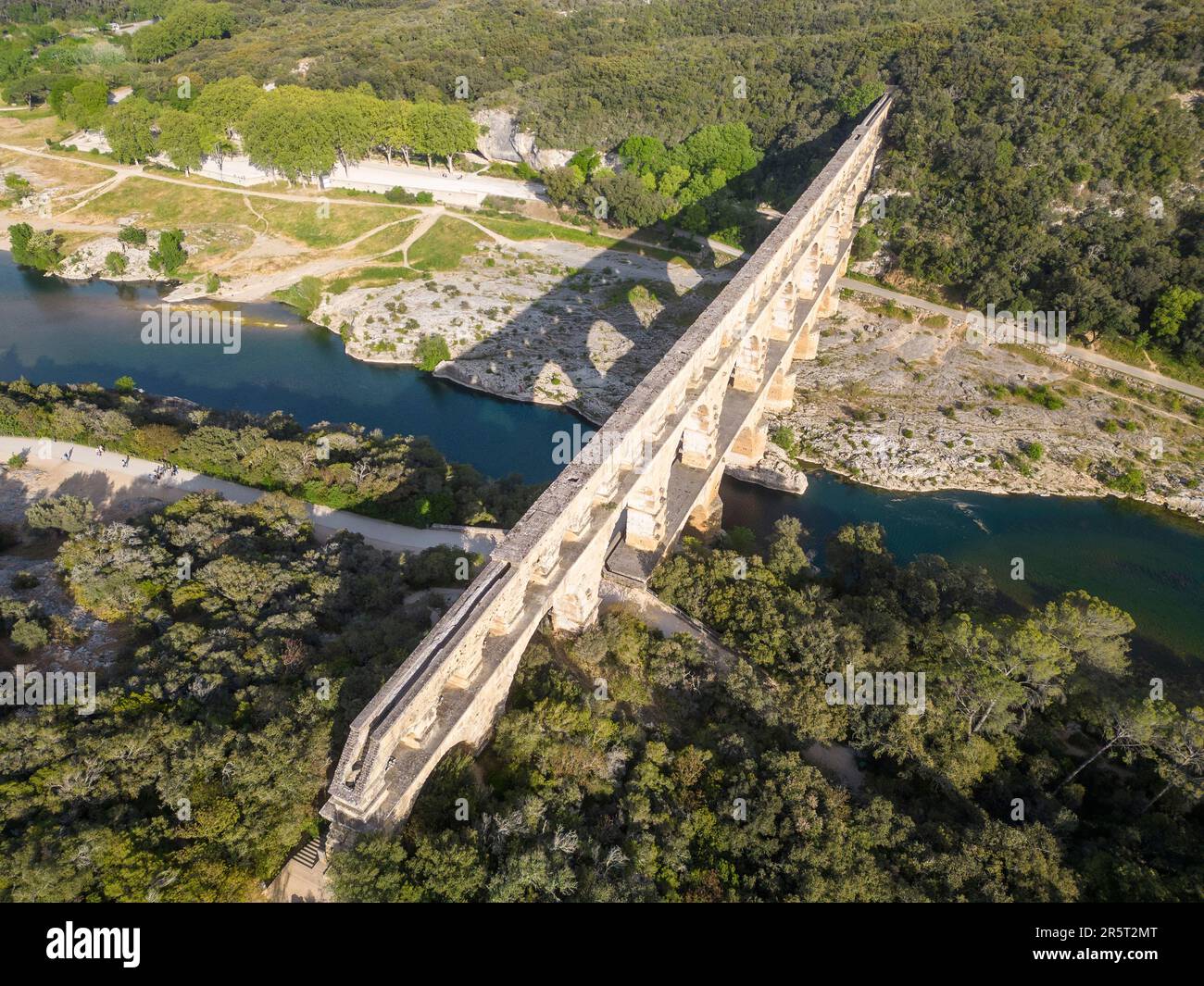 France, Gard, VersPontduGard, the Pont du Gard listed as World
