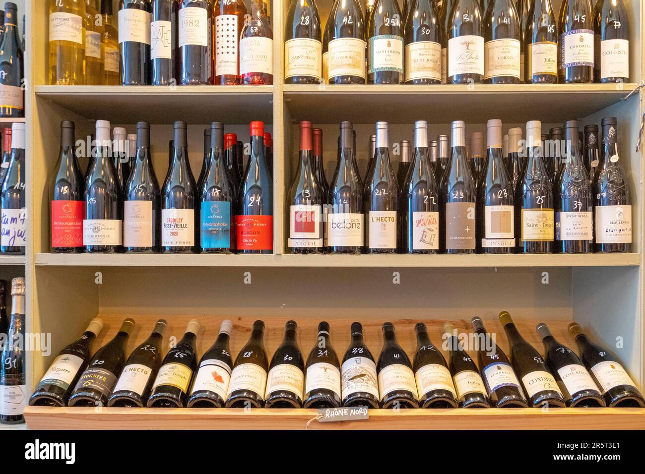France, Paris, Les Caves du Louvre, wine cellar and tasting, display of