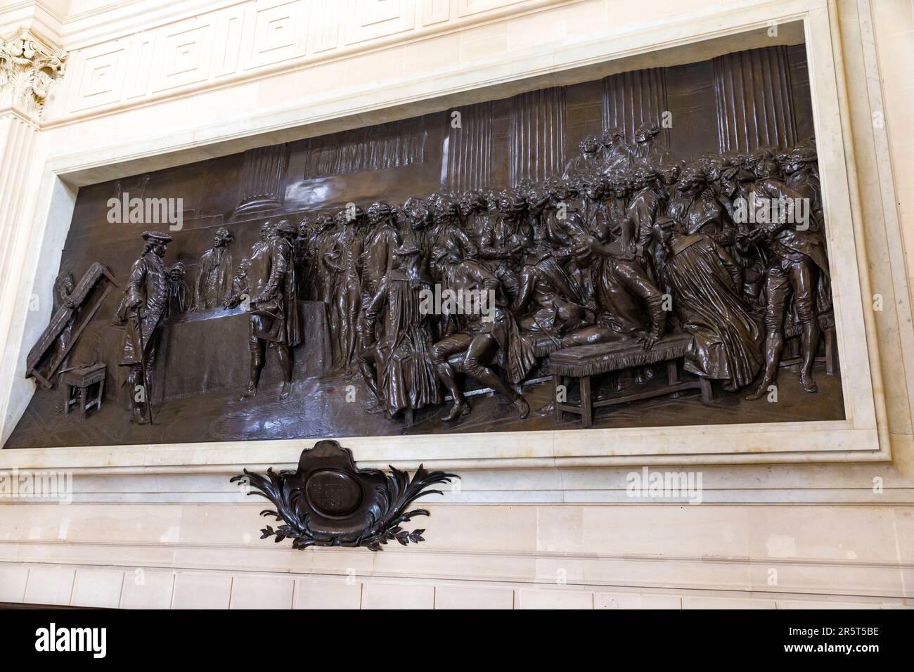 France, Paris, area listed as World Heritage by UNESCO, Bourbon Palace ...