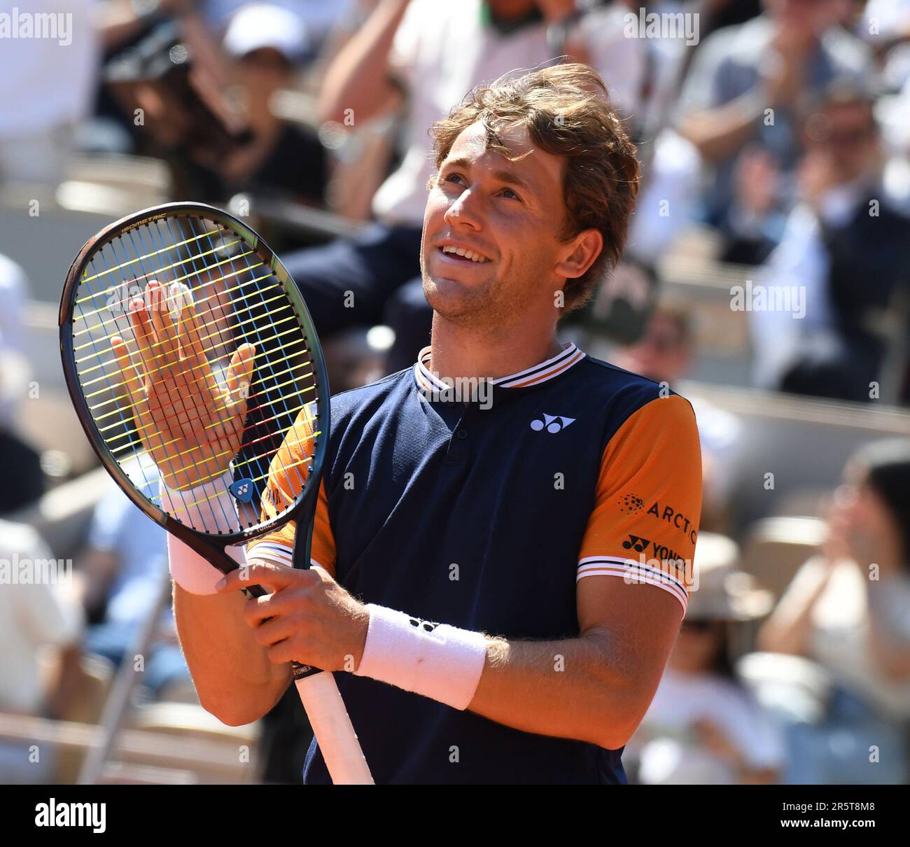 Paris, France. 05th June, 2023. Roland Garros Paris French Open 2023 Day 9  05/06/2023 Casper Ruud (NOR) wins fourth round match Credit: Roger  Parker/Alamy Live News Stock Photo - Alamy