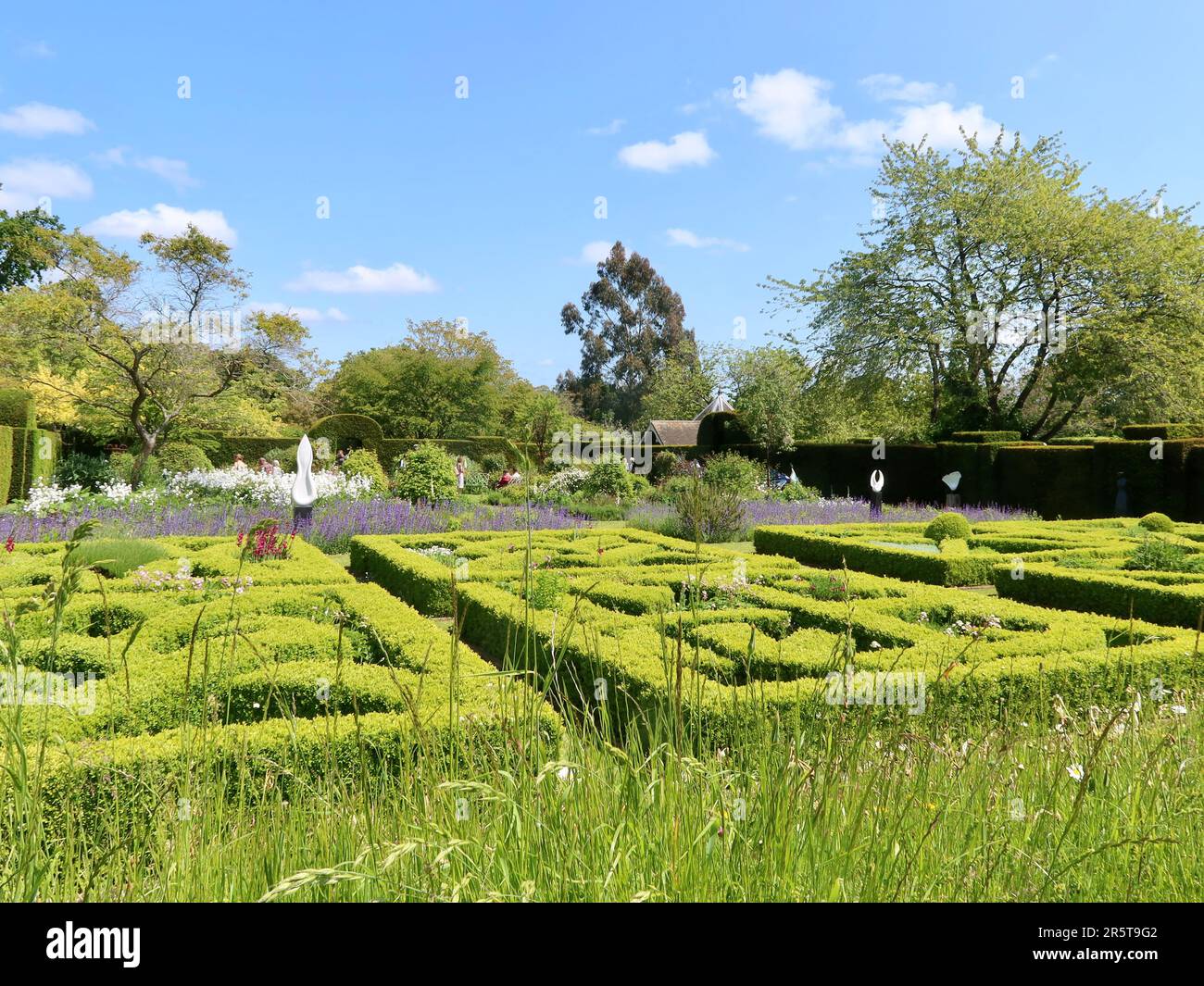 Stowmarket, Suffolk 4 June 2023 Helmingham Hall, Art and gardens on