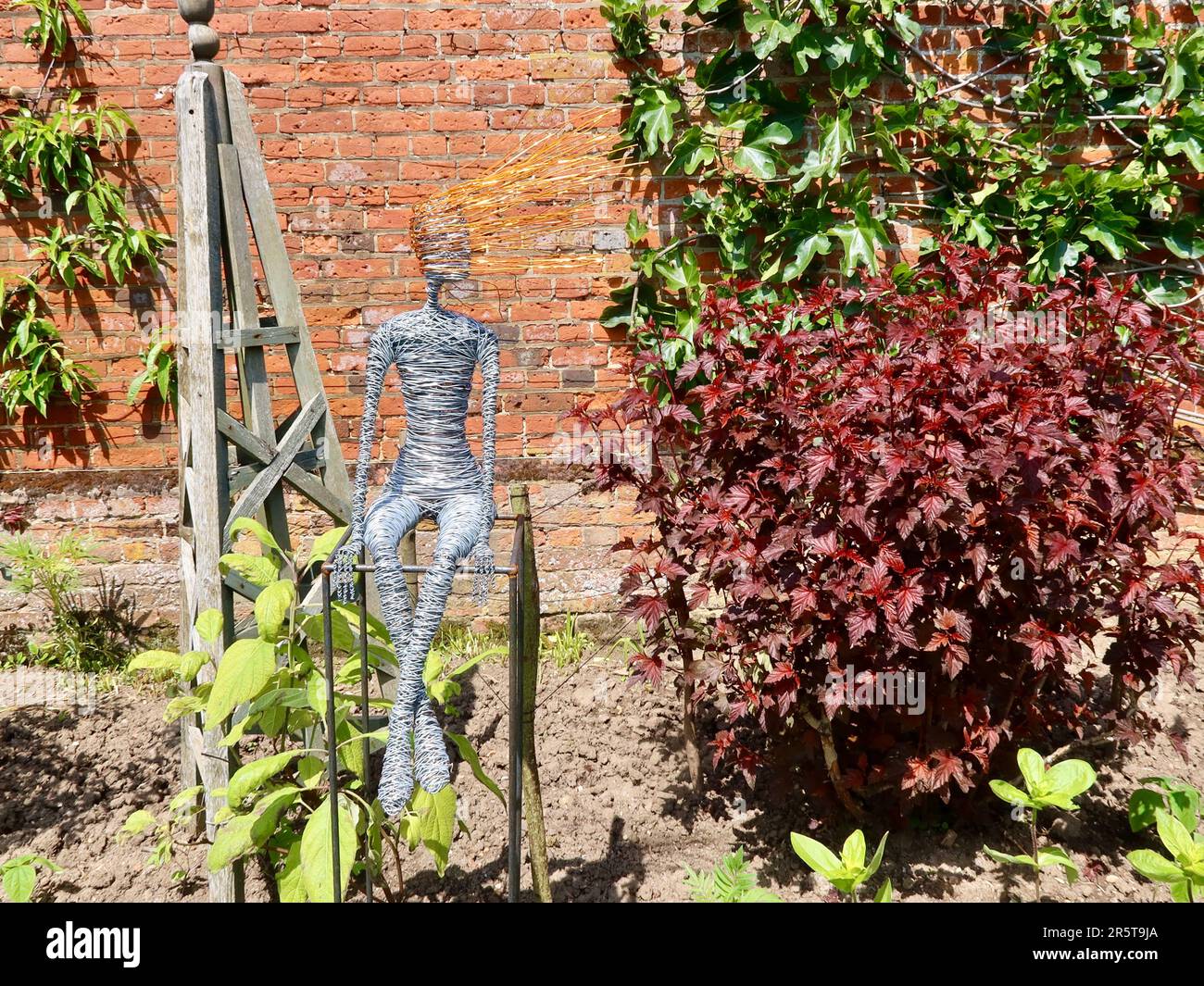 Stowmarket, Suffolk 4 June 2023 Helmingham Hall, Art and gardens on