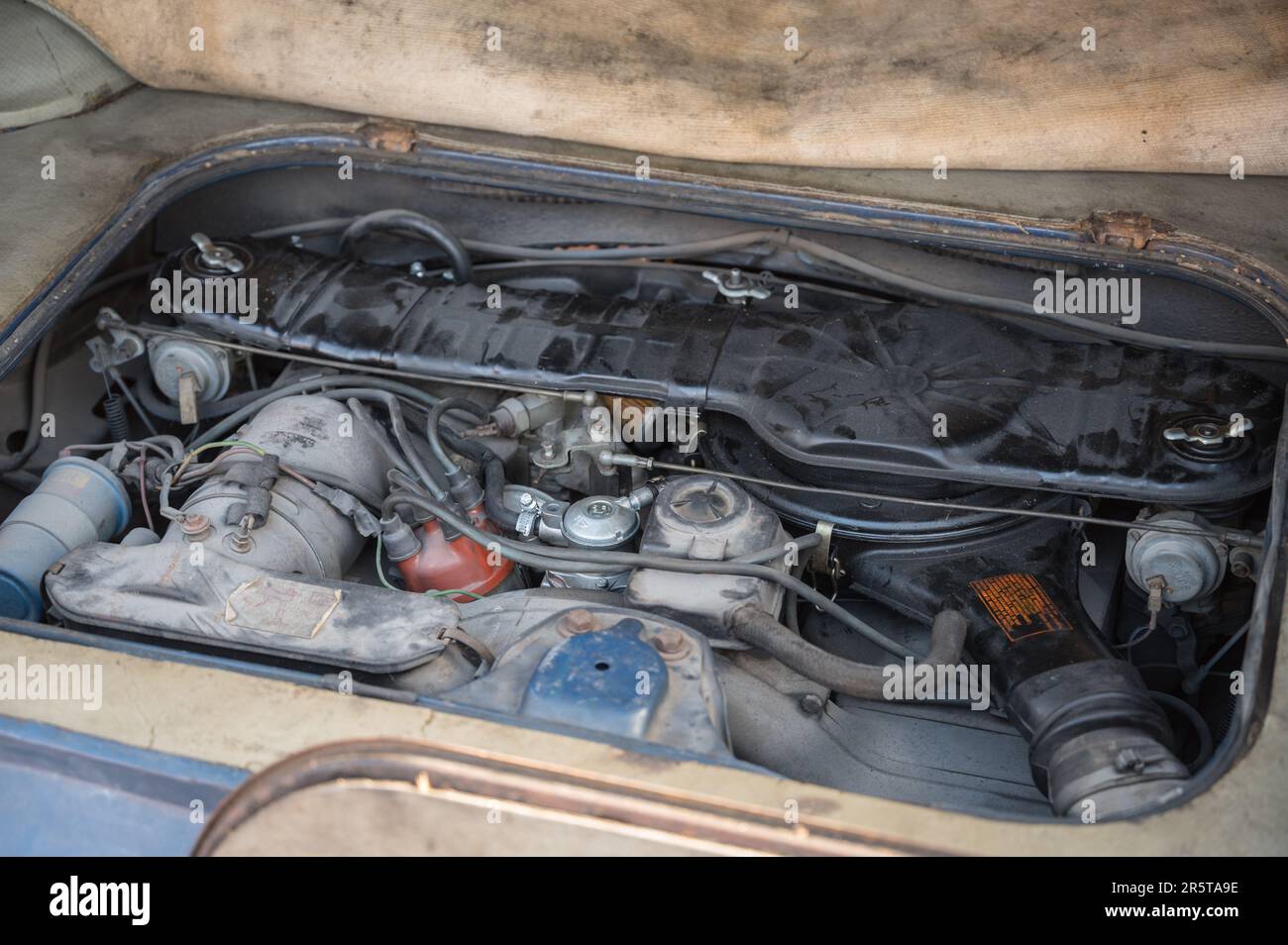 Detail of the engine of a classic Volkswagen Type 3 model 1500 1600 Stock Photo Alamy