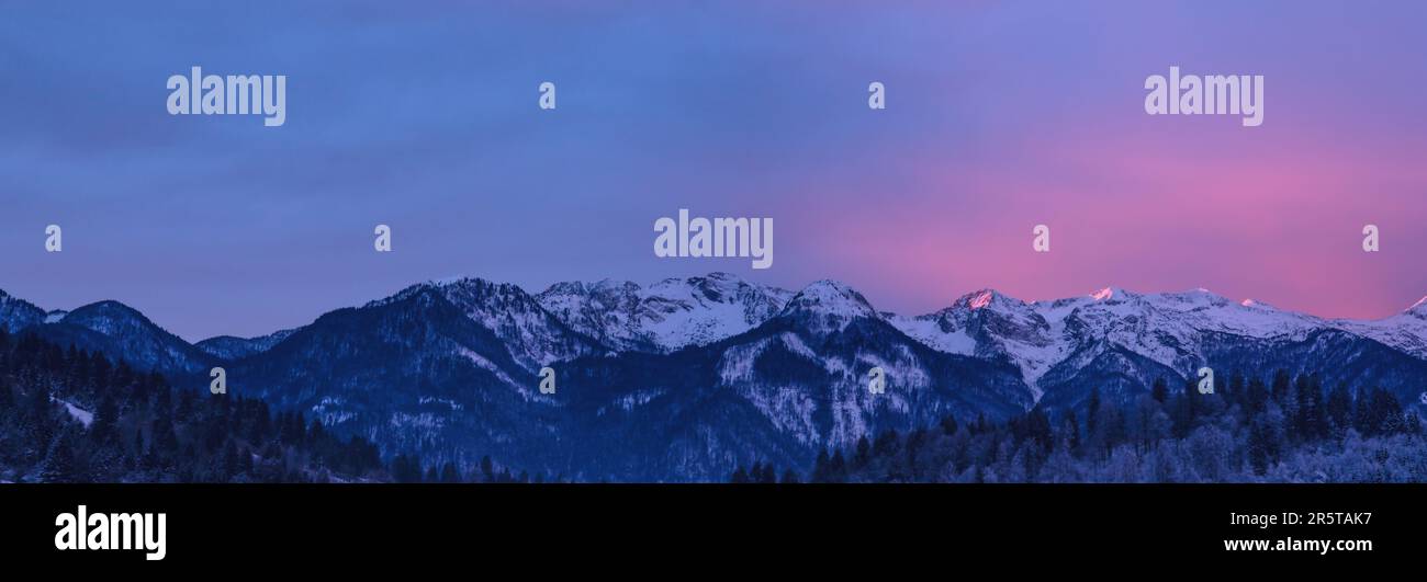 Panorama in the alps hi-res stock photography and images - Alamy