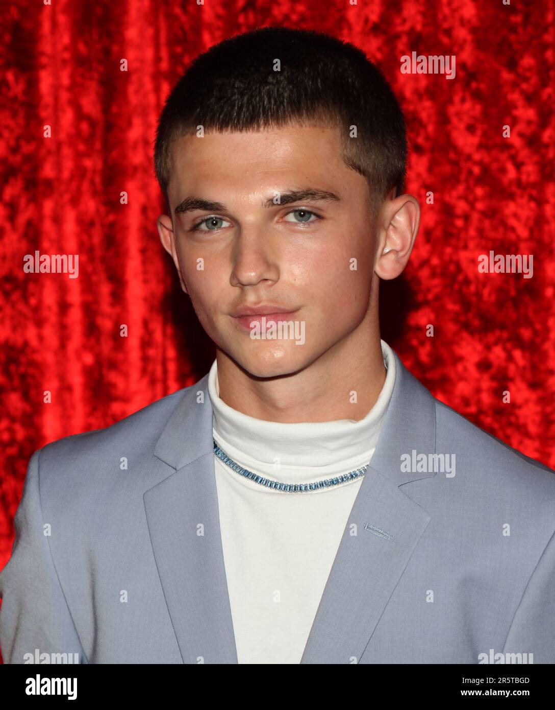 Manchester. UK. Oscar Curtis at the British Soap Awards 2023. The Lowry