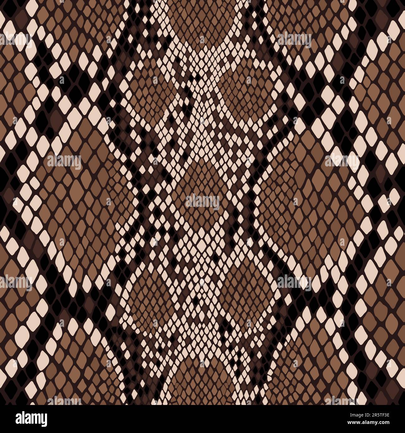 Seamless snake skin pattern. Vector exotic african animal texture Stock ...