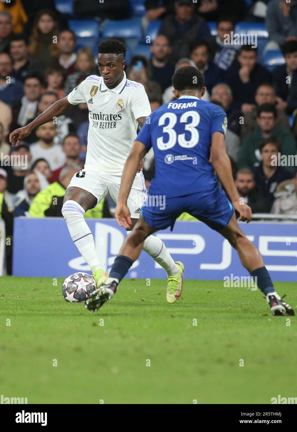Vin’cius Jœnior of Real Madrid during the UEFA Champions League