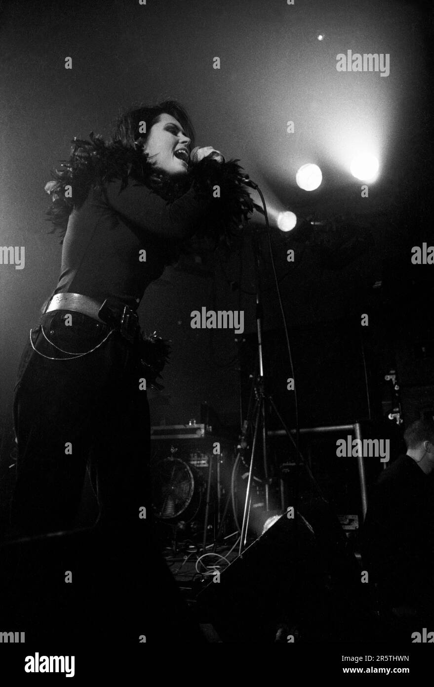 Toni Halliday from the band Curve, playing live at Bristol University