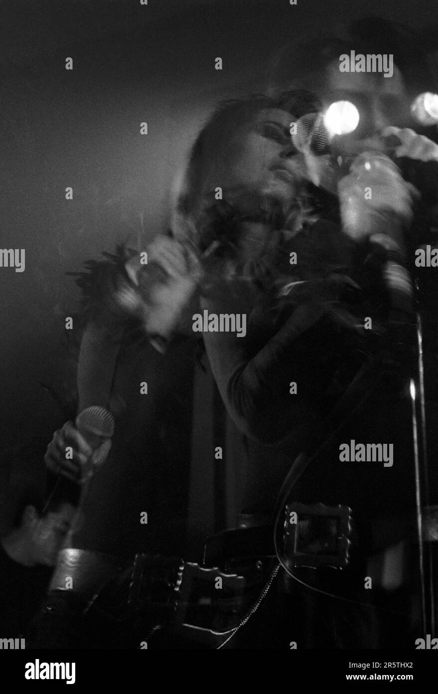 Toni Halliday from the band Curve, playing live at Bristol University