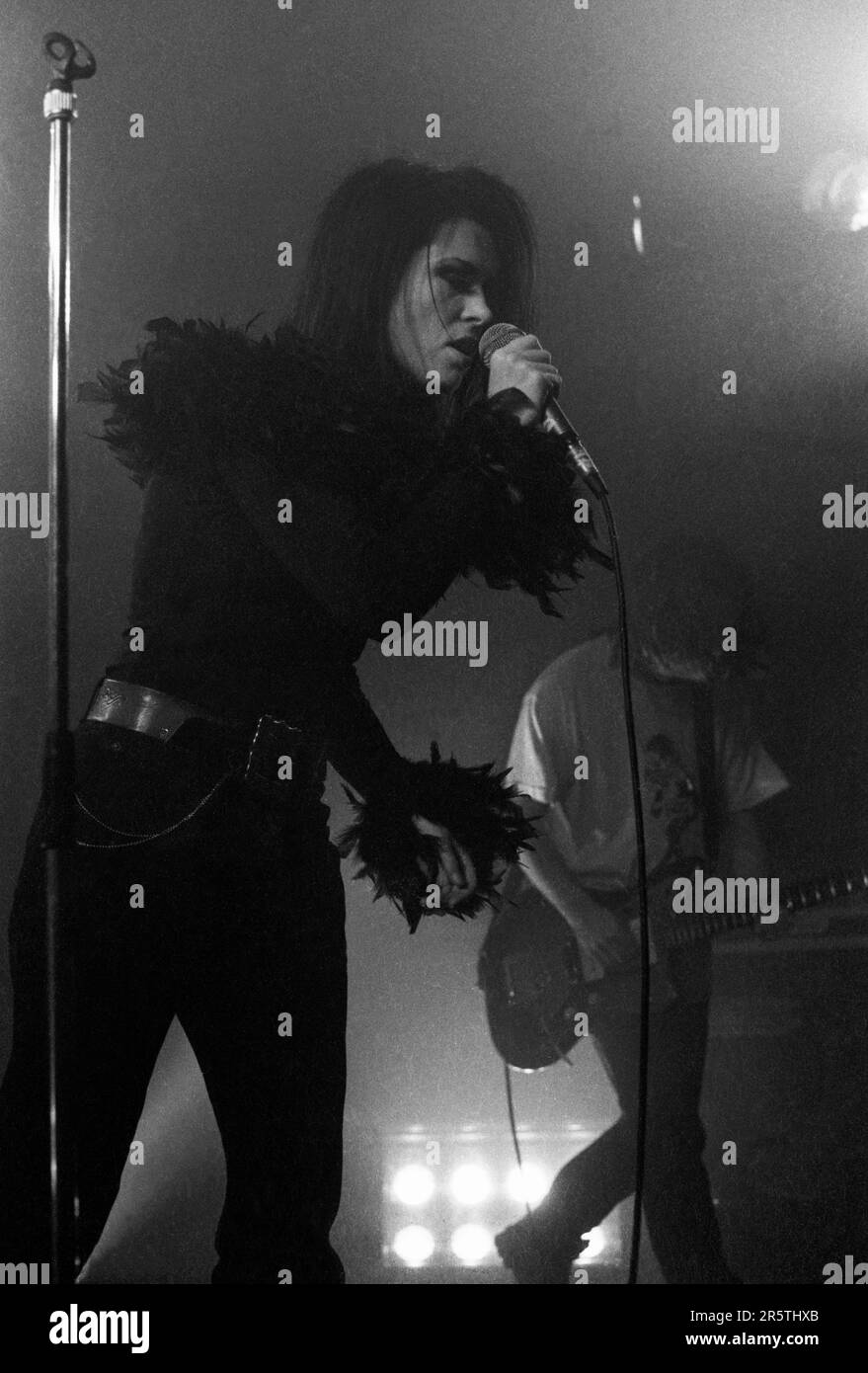 Toni Halliday from the band Curve, playing live at Bristol University