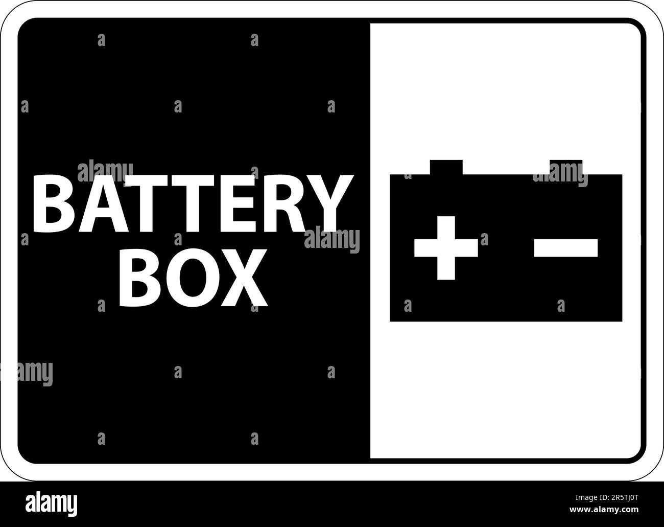 Symbol Battery Sign Battery Box On White Background Stock Vector Image & Art Alamy