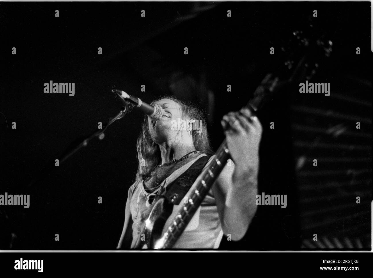 HAWKWIND, CONCERT, 1991: Alan Davey on bass and keyboards as Hawkwind ...