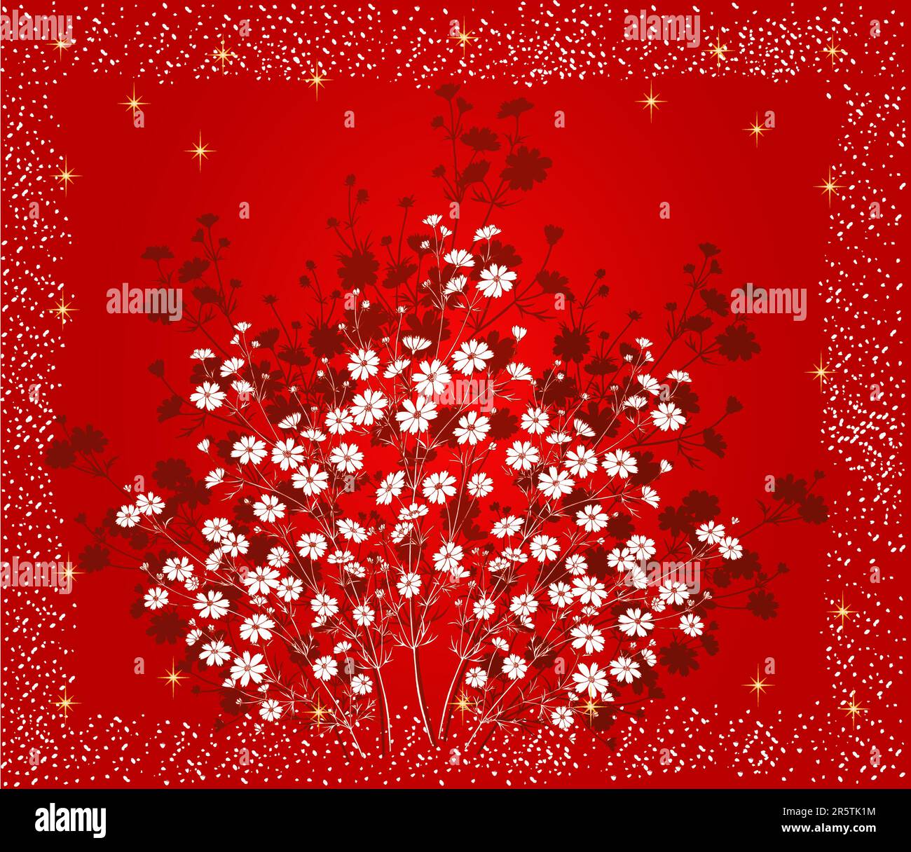Floral background - vector Stock Vector Image & Art - Alamy