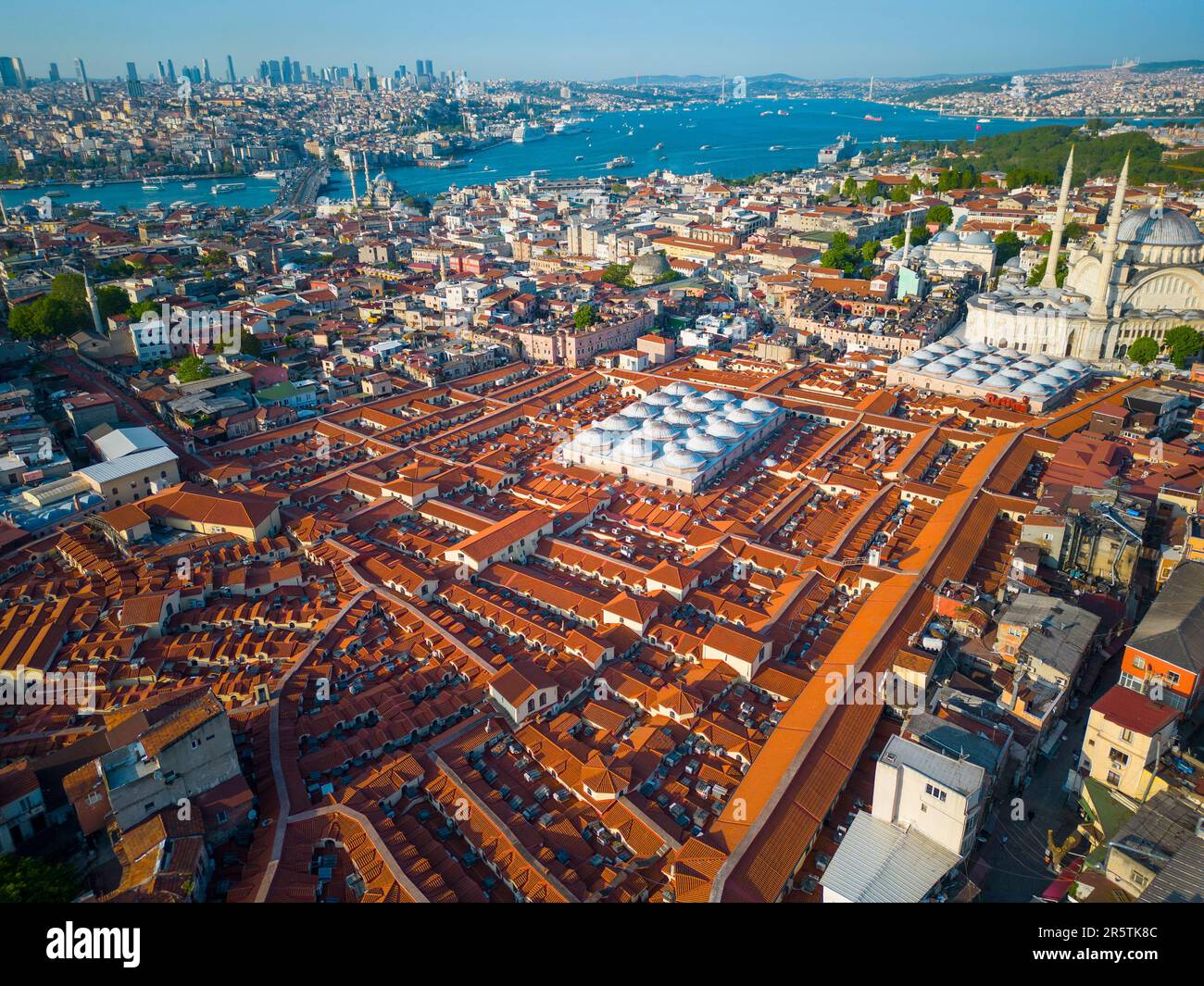 Grand Bazaar aerial view in Fatih district in historic city of Istanbul