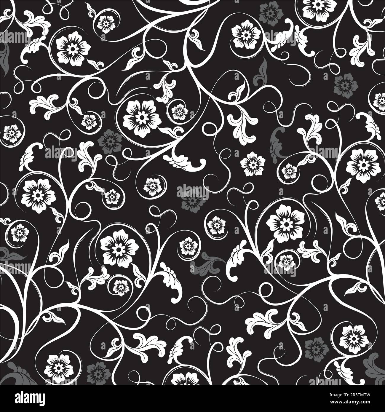 Floral pattern, vector illustration Stock Vector Image & Art - Alamy