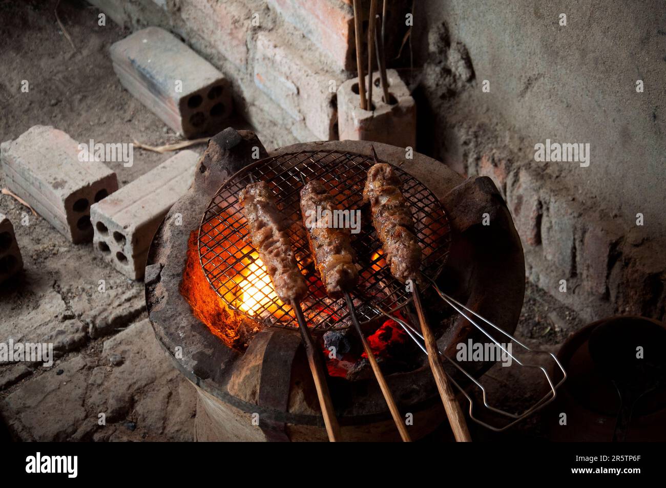earth oven, This is a traditional terracotta oven in Vietnam , with