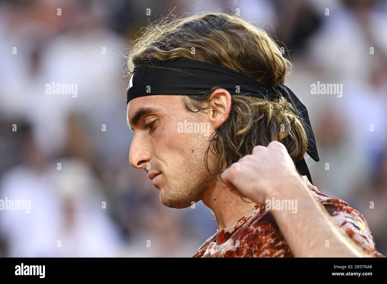 Stefanos Tsitsipas of Greece during the French Open, Grand Slam tennis  tournament on June 4, 2023 at Roland Garros stadium in Paris, France. Photo  Victor Joly / DPPI - Photo: Victor Joly/DPPI/LiveMedia