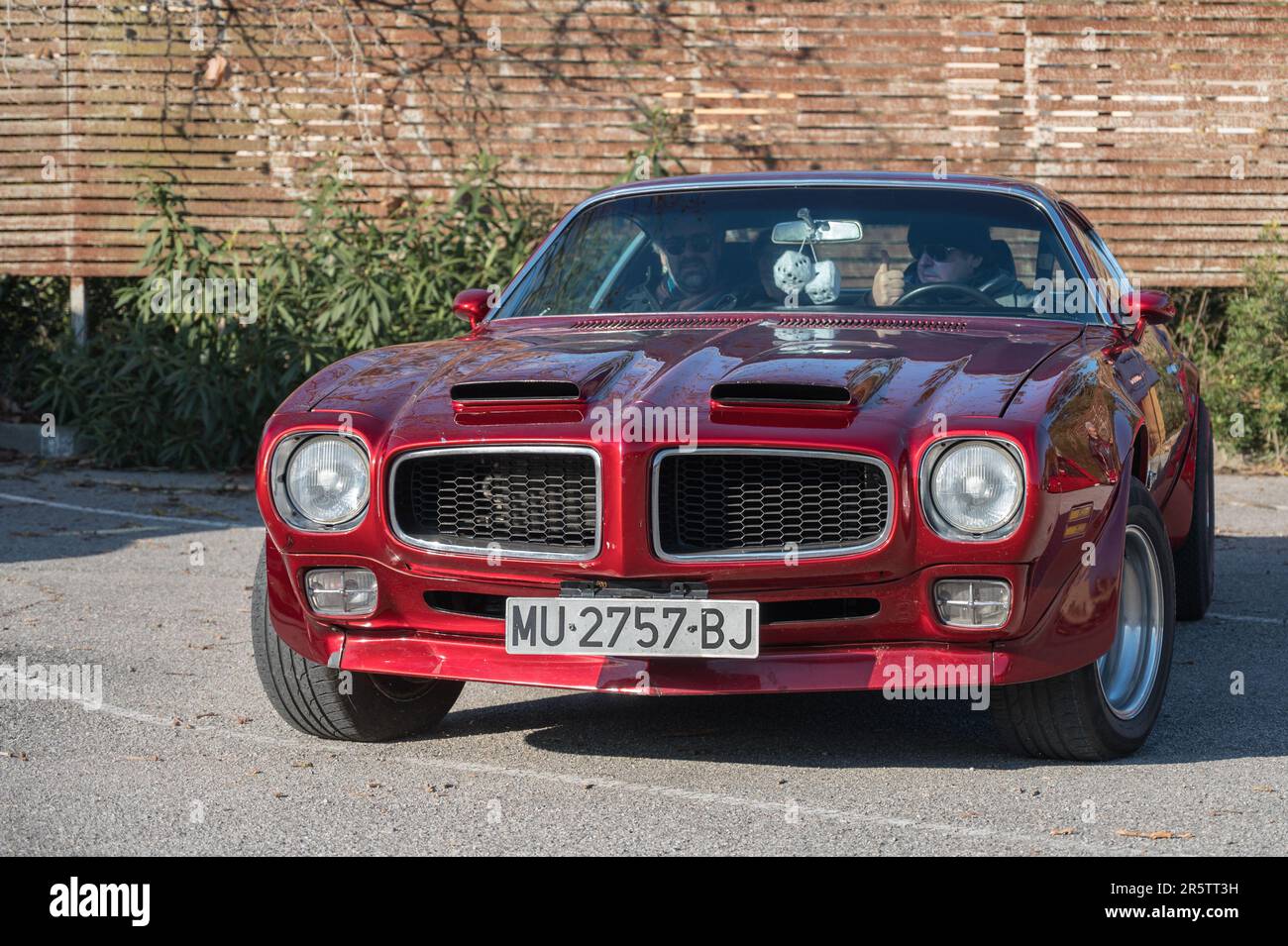 A classic American sports car of secondgeneration Pontiac Firebird