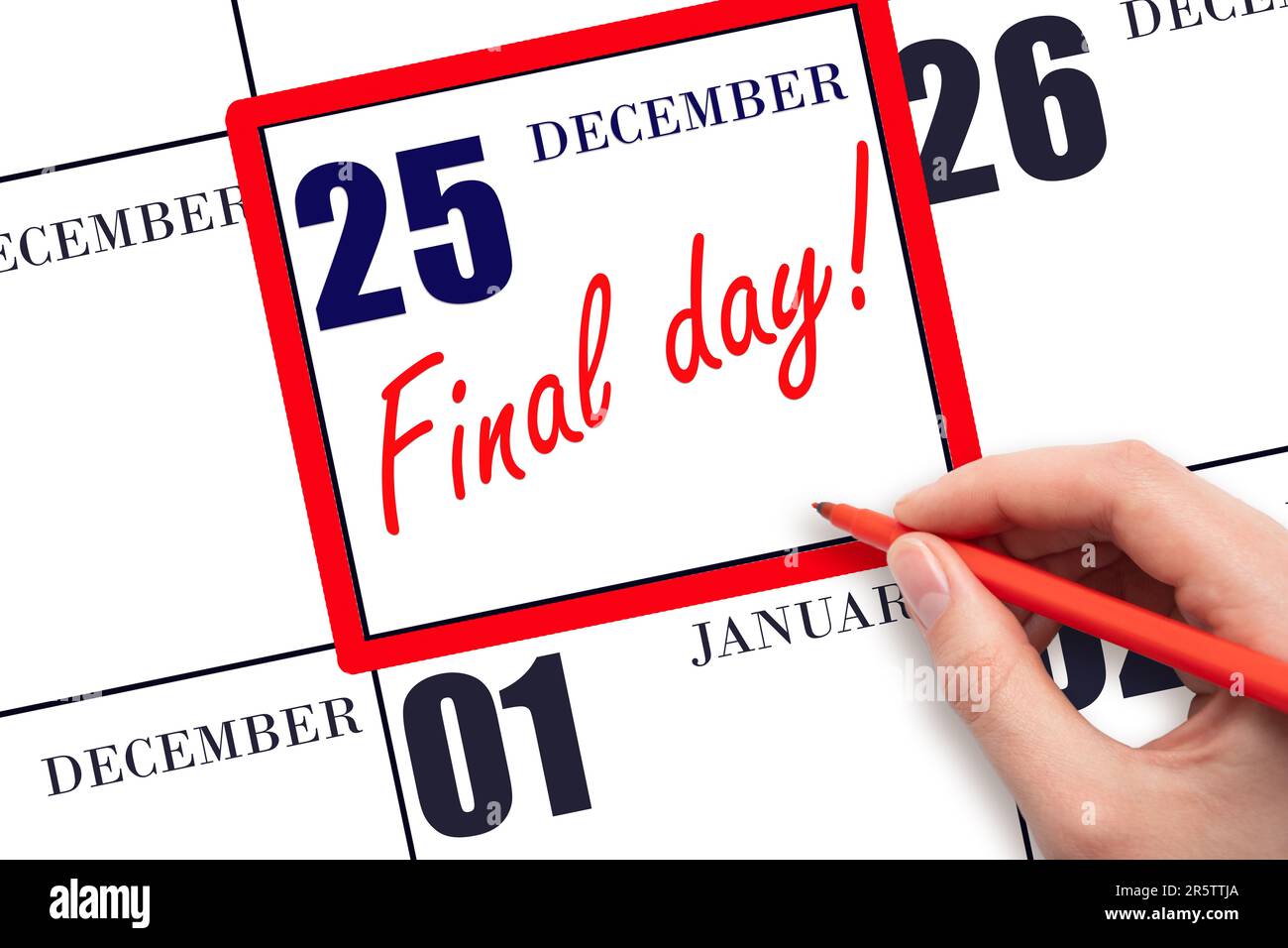 December 25 Note 25 apply hi-res stock photography and images - Alamy