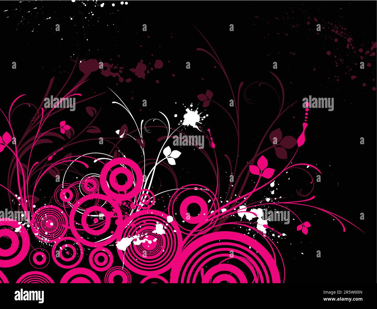 Abstract floral grunge background Stock Vector Image & Art - Alamy