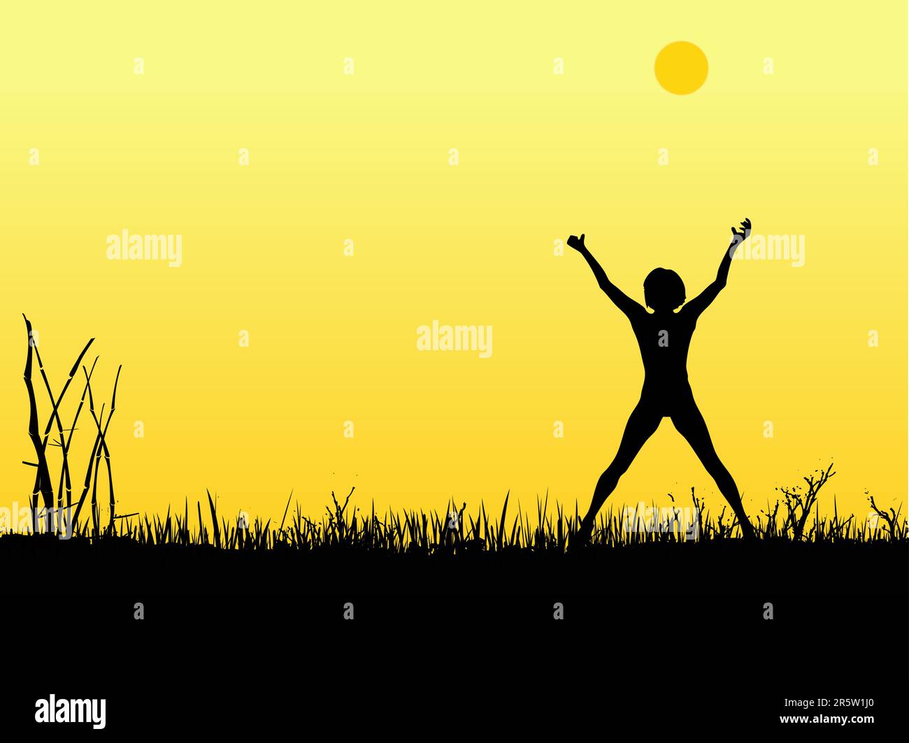 Reaching sun Stock Vector Images - Alamy