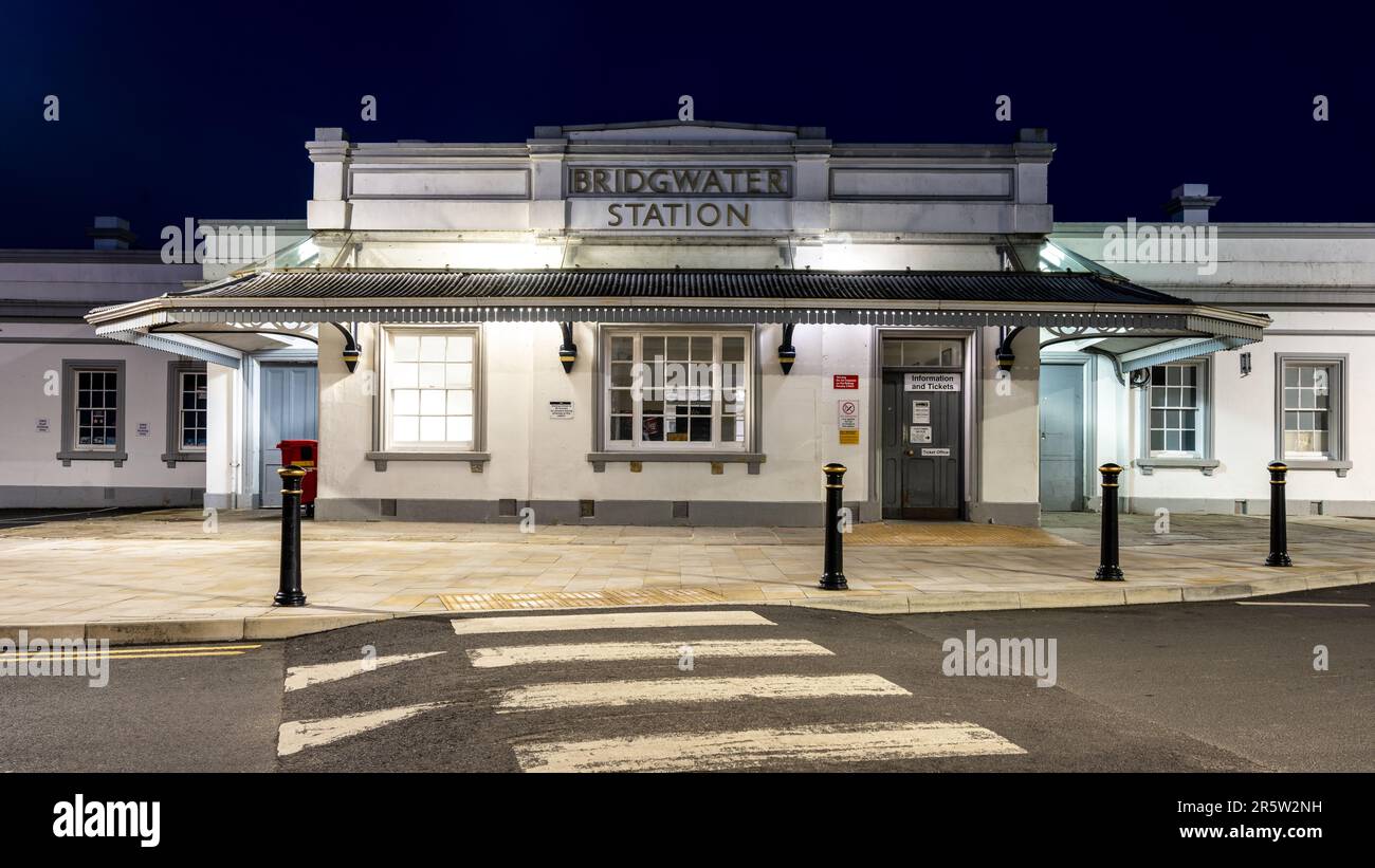 The station building at Bridgwater in Somerset on the Great Western