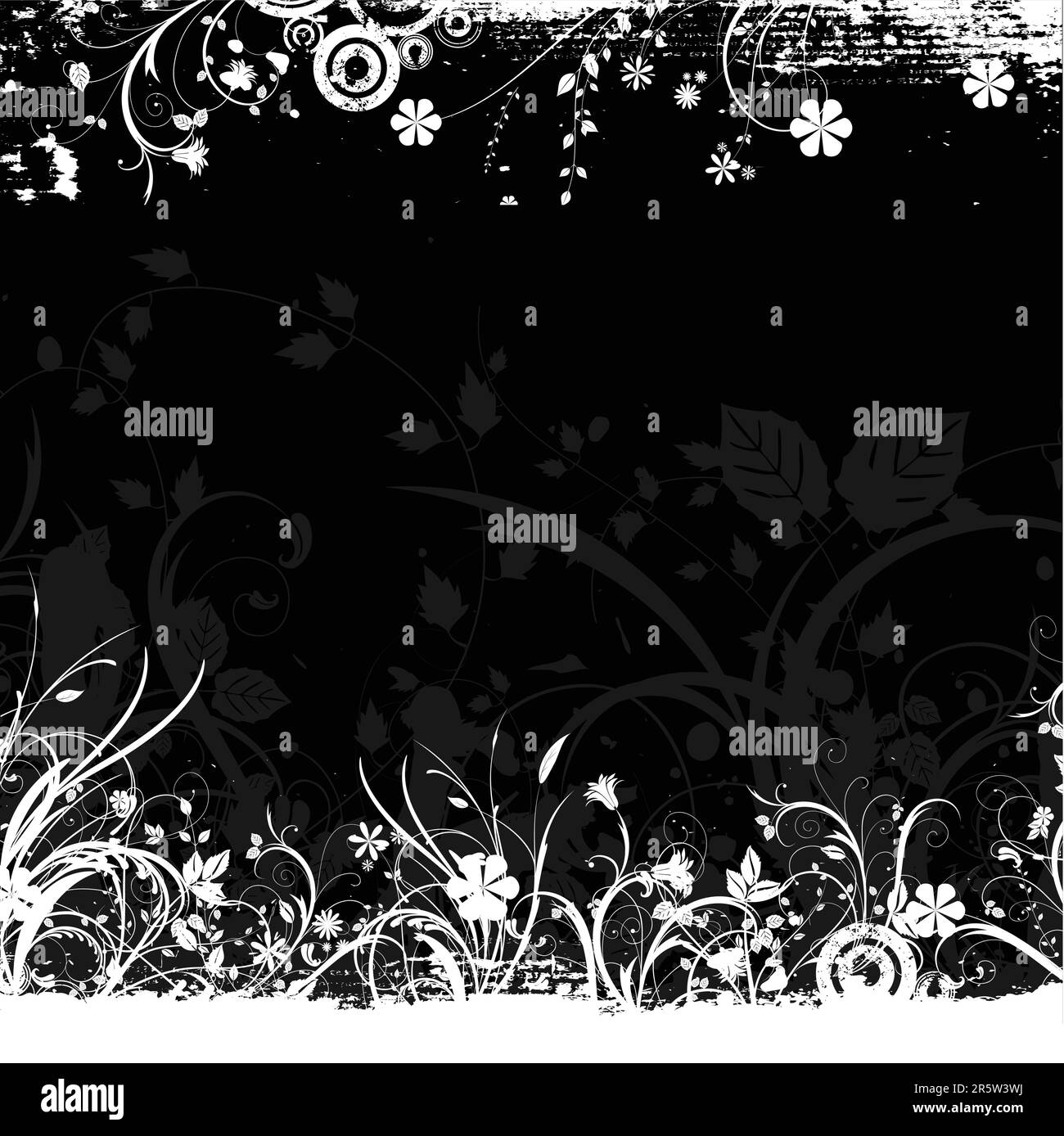 Floral grunge background Stock Vector Image & Art - Alamy