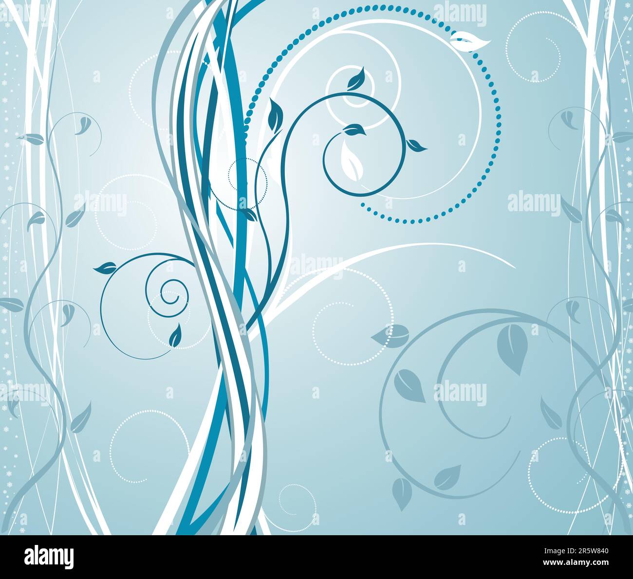 Abstract floral background - decor design illustration Stock Vector ...