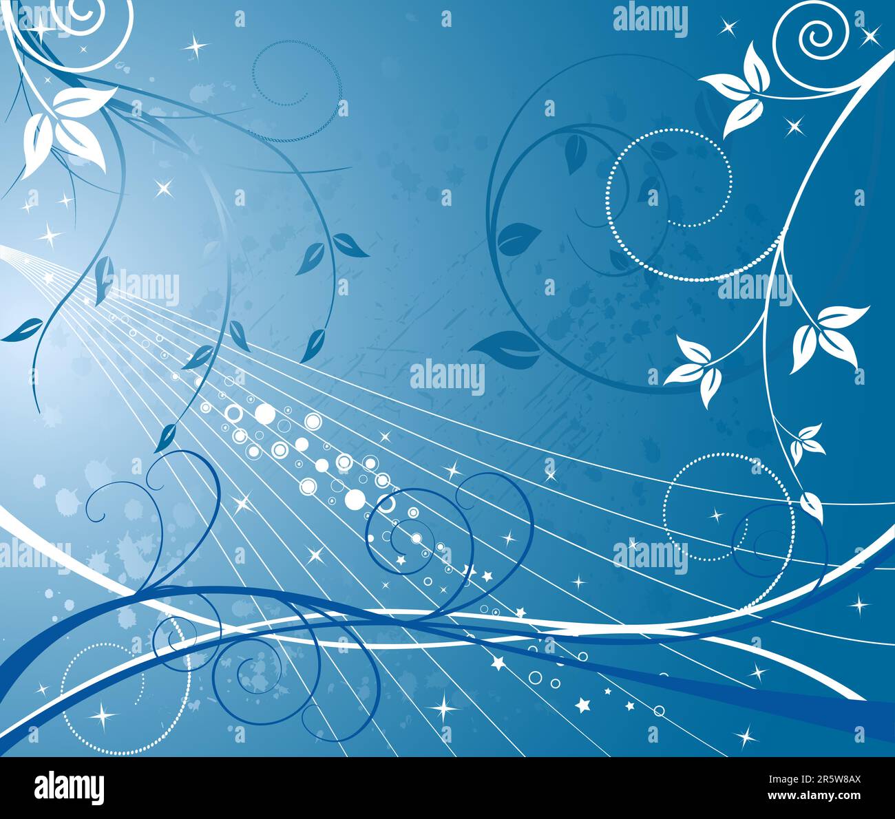 Abstract floral background - vector Stock Vector Image & Art - Alamy