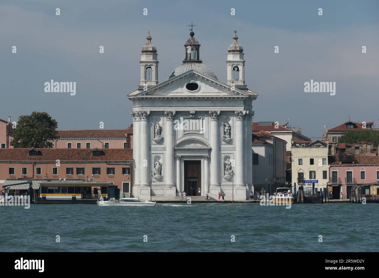 Venedig, Santa Maria del Rosario, Fondamenta Zattere // Venice, Santa Maria del Rosario, Fondamenta Zattere Stock Photo