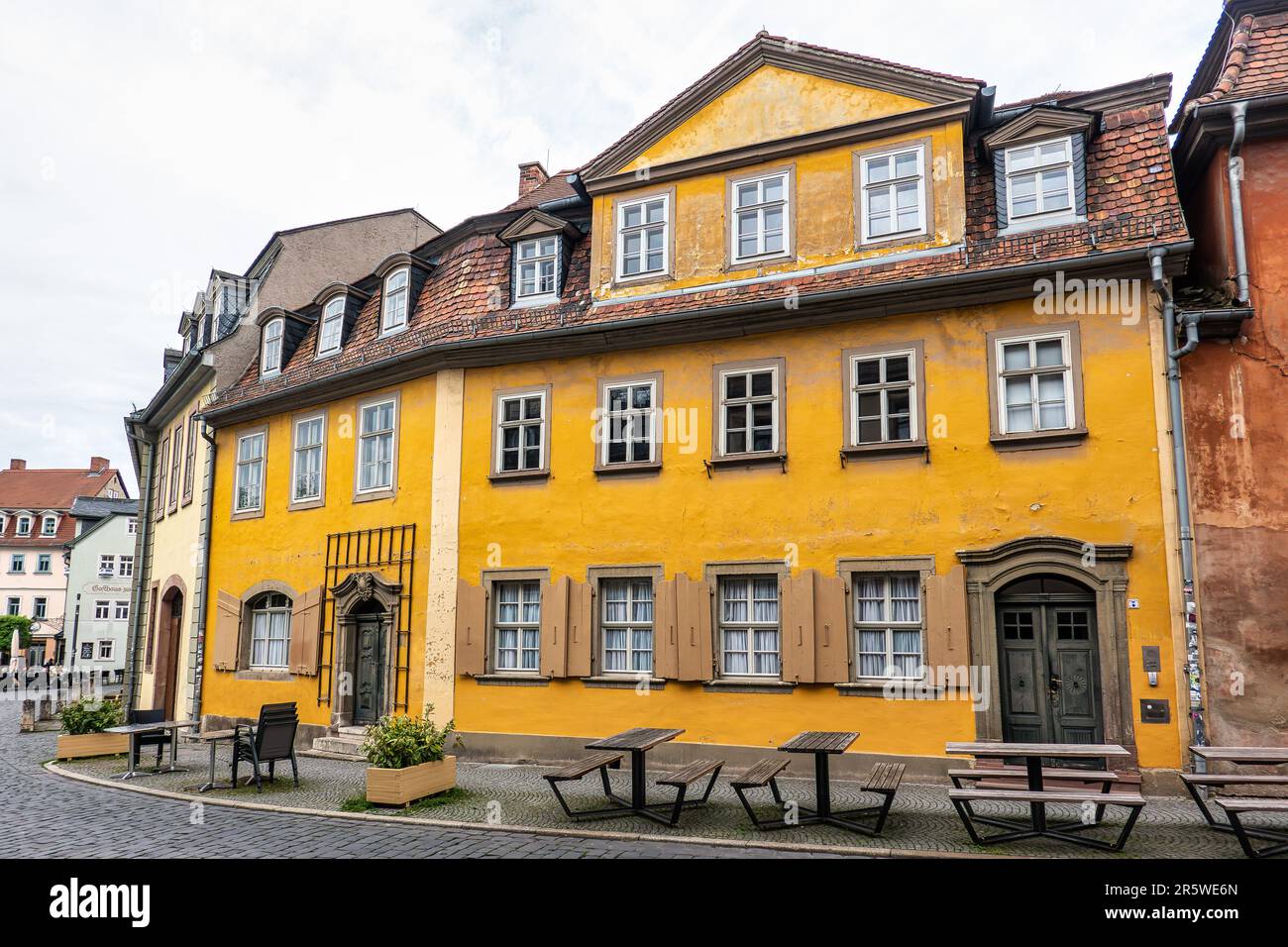 House of Johann Wolfgang von Goethe in the city of Weimar in Germany. Now Goethe  House Museum, whose exposition is dedicated to the life and work of J Stock  Photo - Alamy
