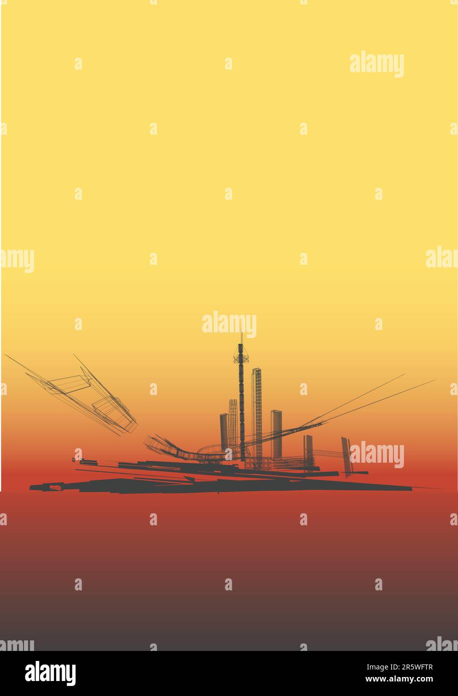 urban Background. Vector illustration Stock Vector Image & Art - Alamy