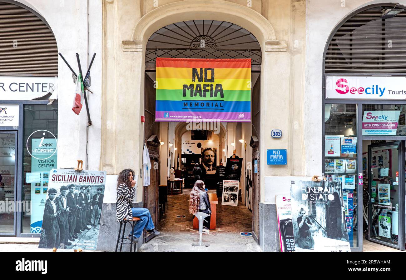 The Mafia Museum in Palermo Sicily Italy Stock Photo Alamy